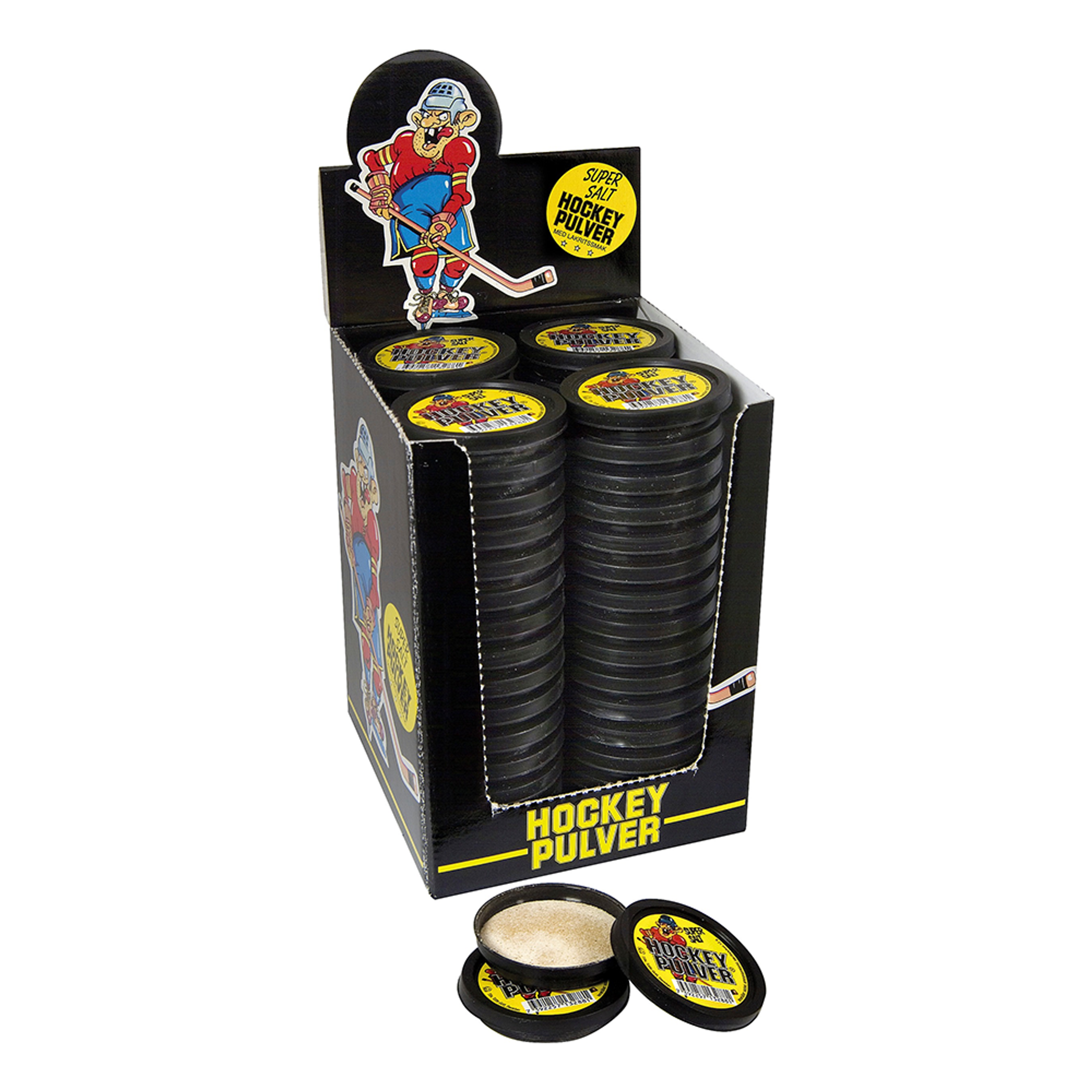 Hockeypulver Super Salt Storpack - 60 x 12 g | Hem - Godis & Läsk - Godis - Retrogodis | Maskeradspecialisten
