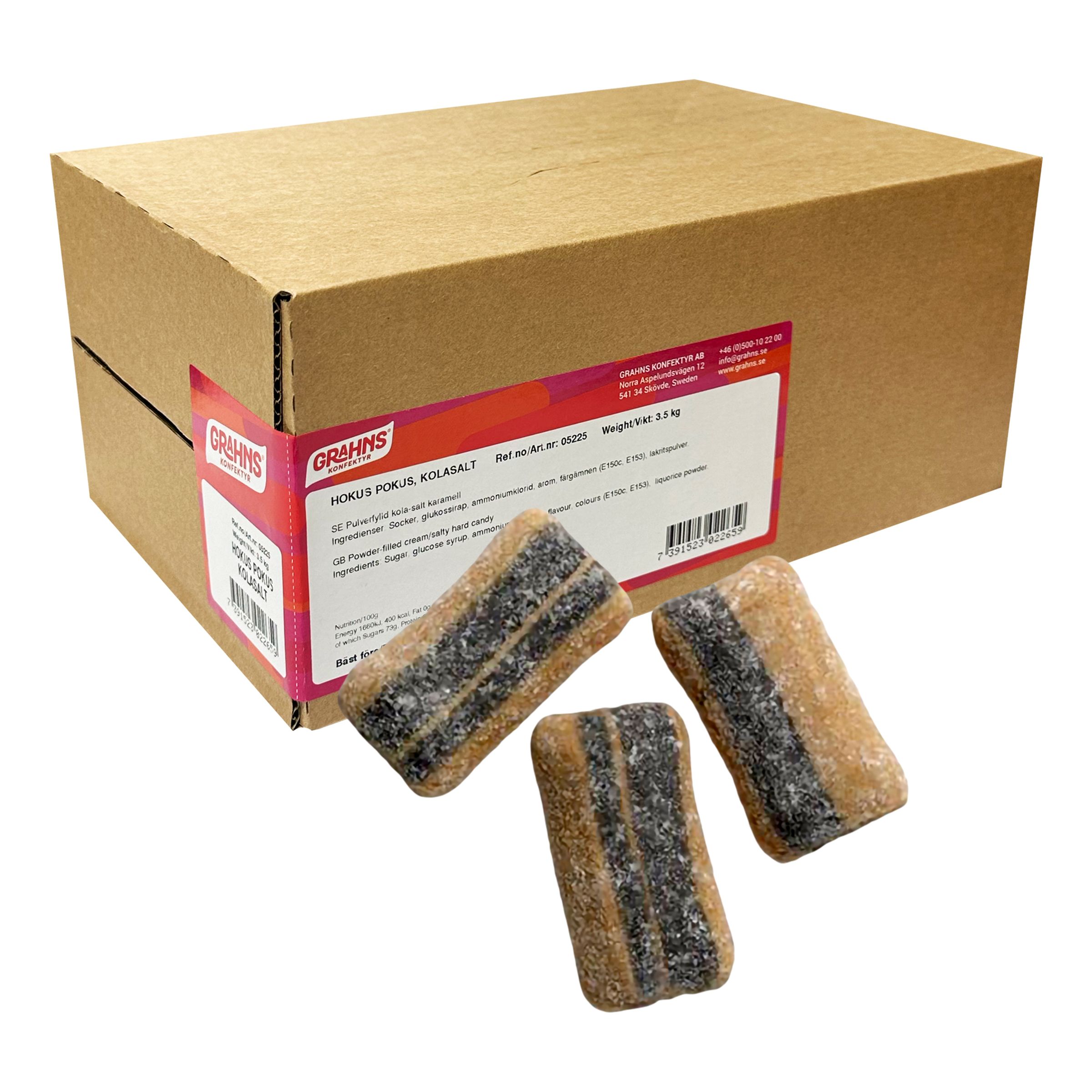 Grahns Hokus Pokus Karamelsalt Økonomipakke - 3,5 kg