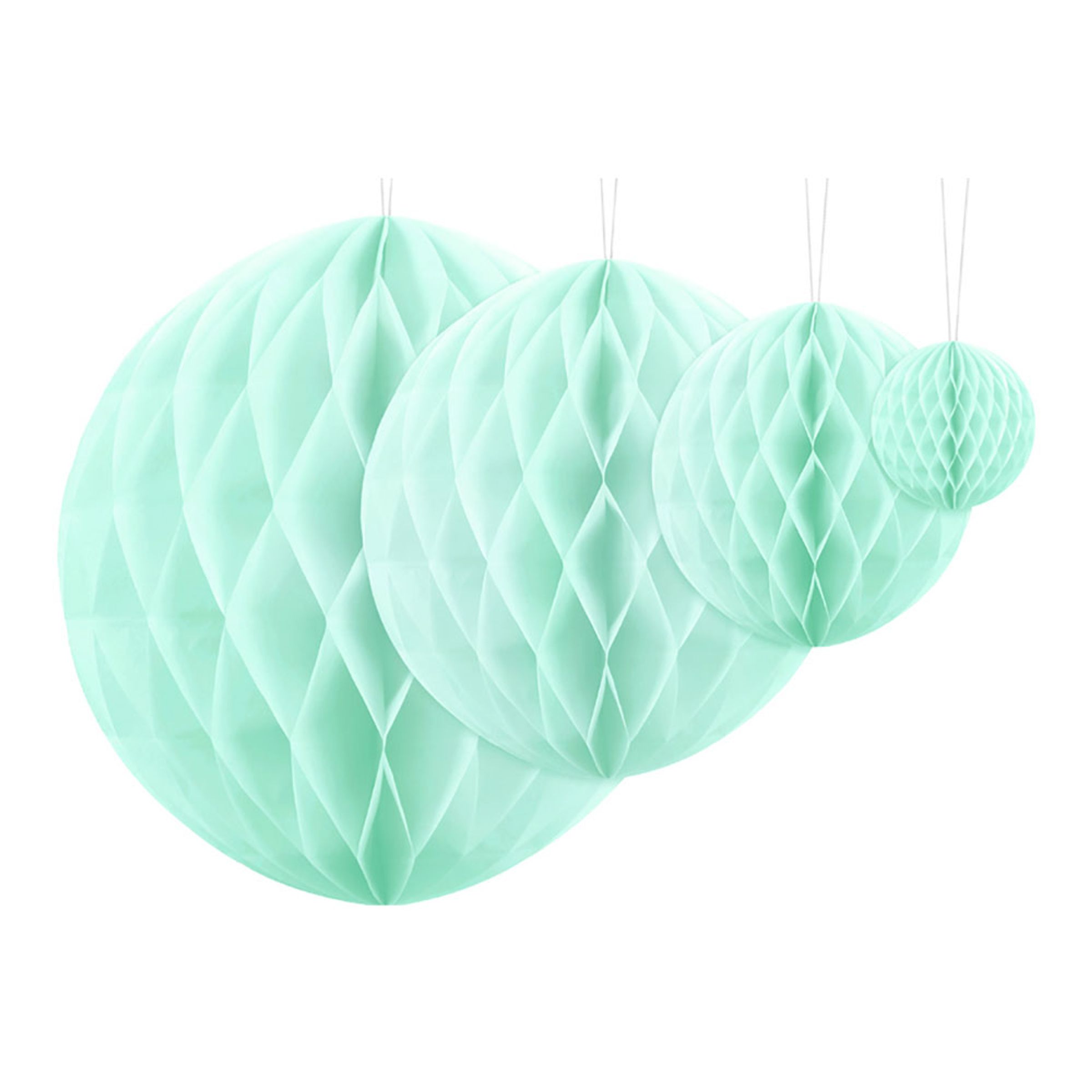 Honeycombs Mintgrøn Hængende Dekoration - 30 cm