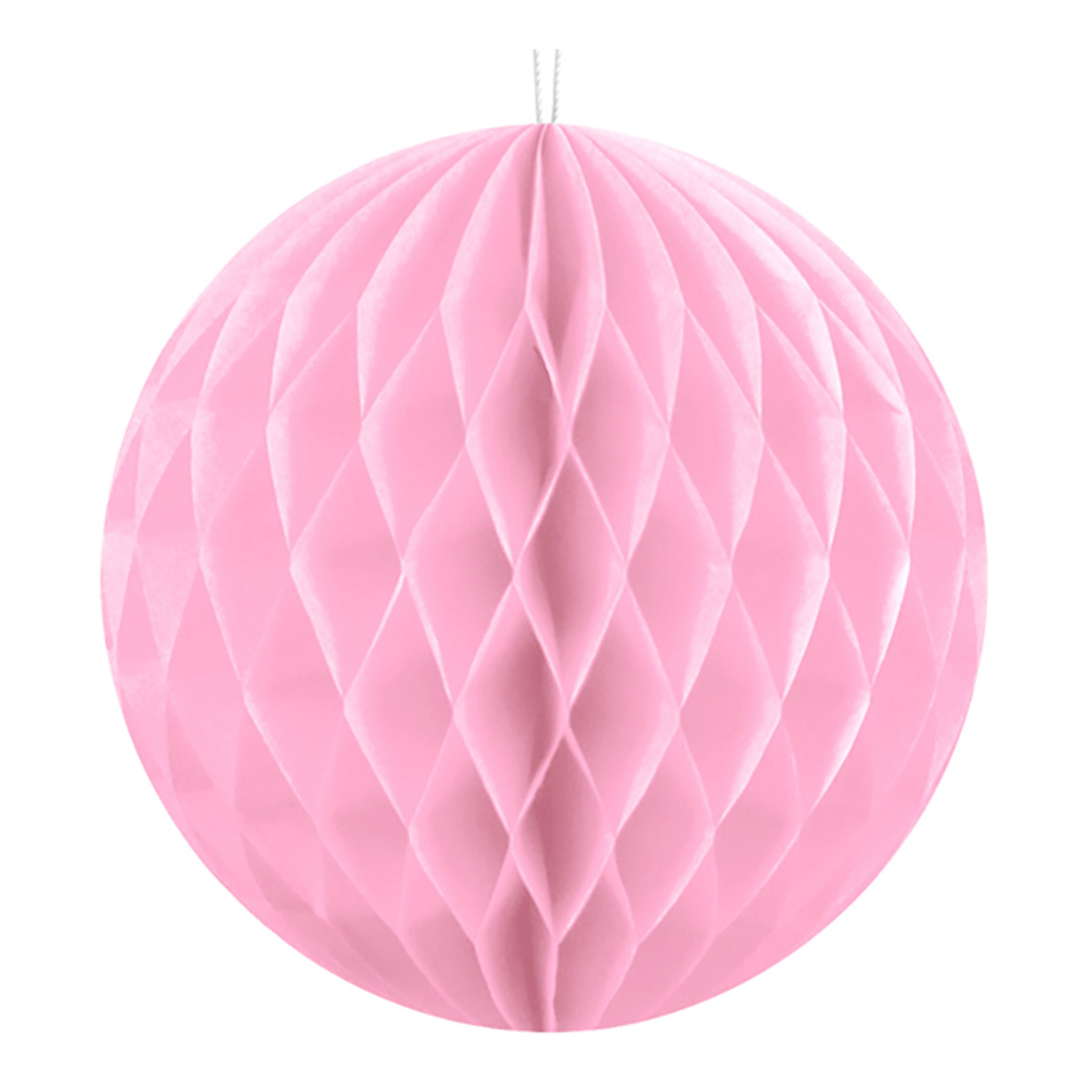 Honeycombs lyserød hængende dekoration - 30 cm