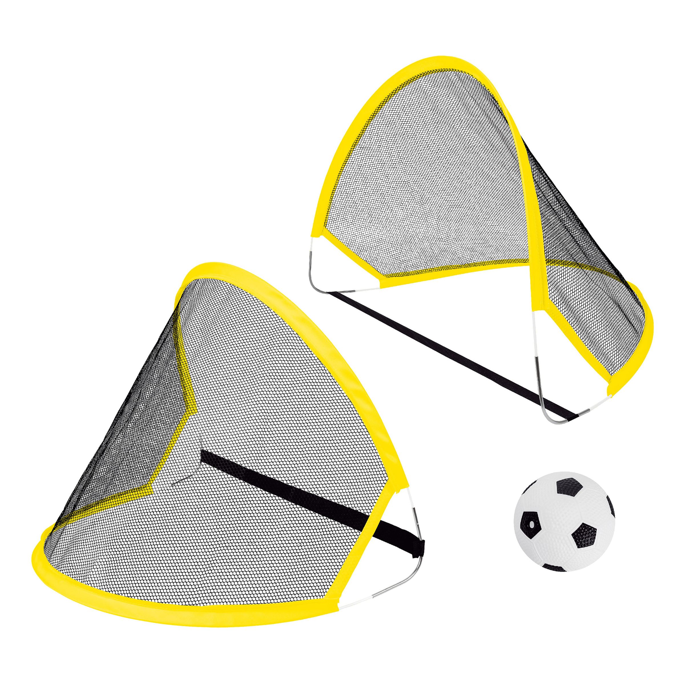 Hopfällbara Fotbollsmål Set | Hem - Roliga Prylar - Spel & Lek - Utomhuslek | Pryloteket