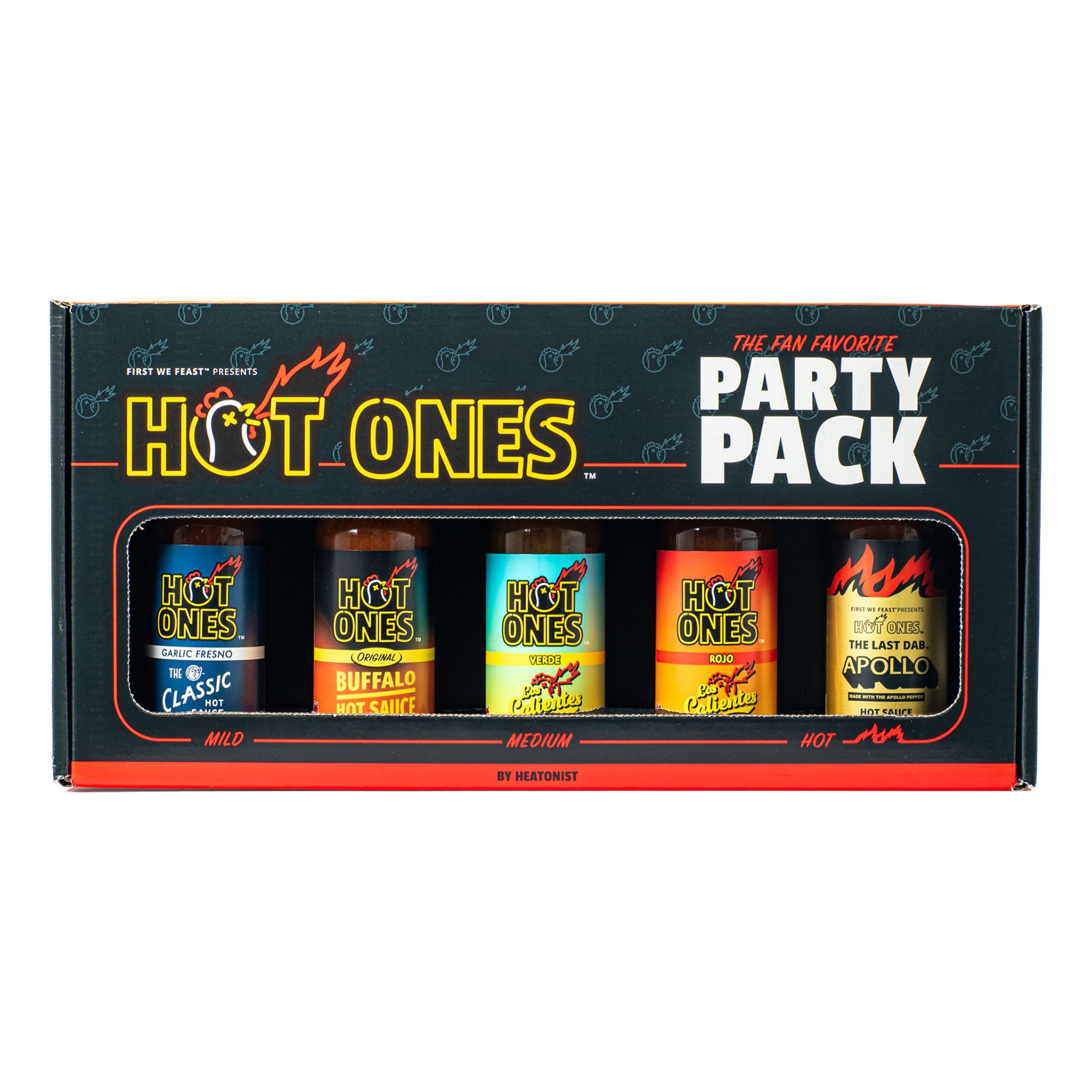 Hot Ones Party Pack - 5 x 148 ml