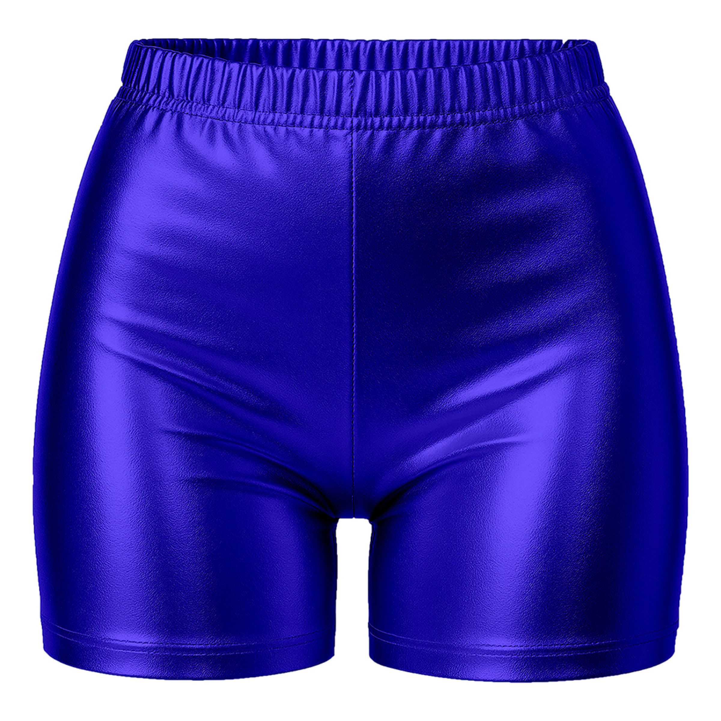 Hotpants Blå Metallic - Medium