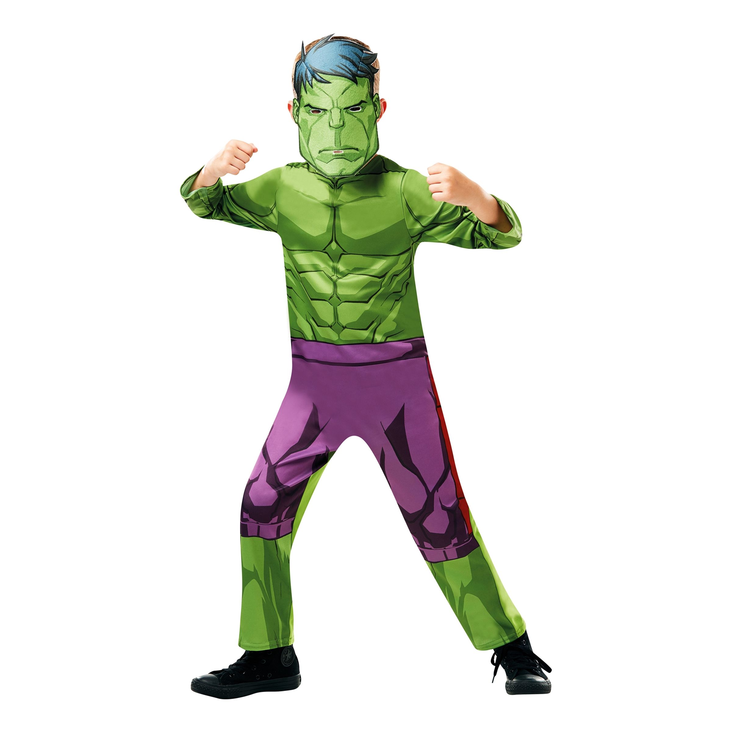 Hulken Børnekostume - Medium billede