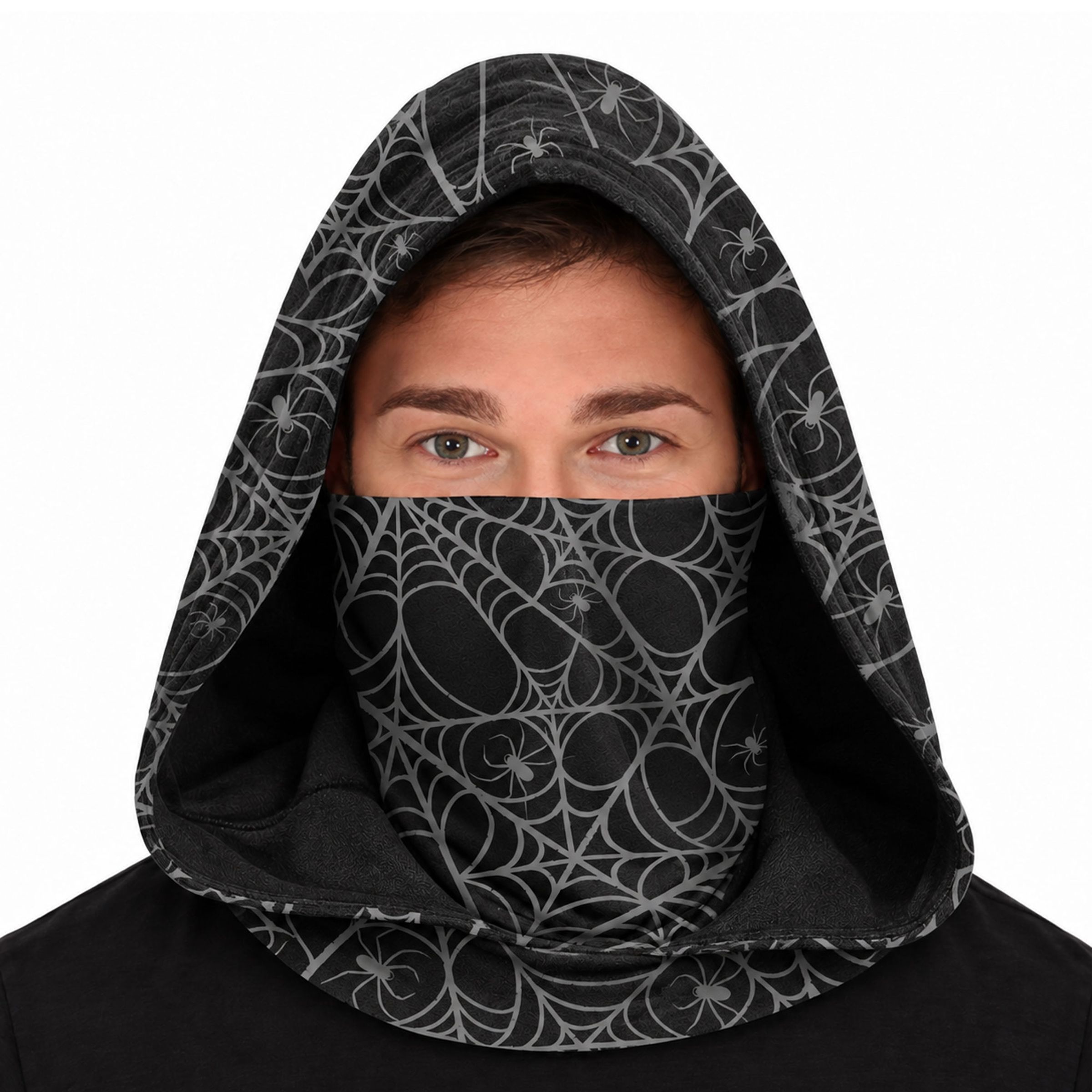 Hette med Maske Edderkoppnett - One size