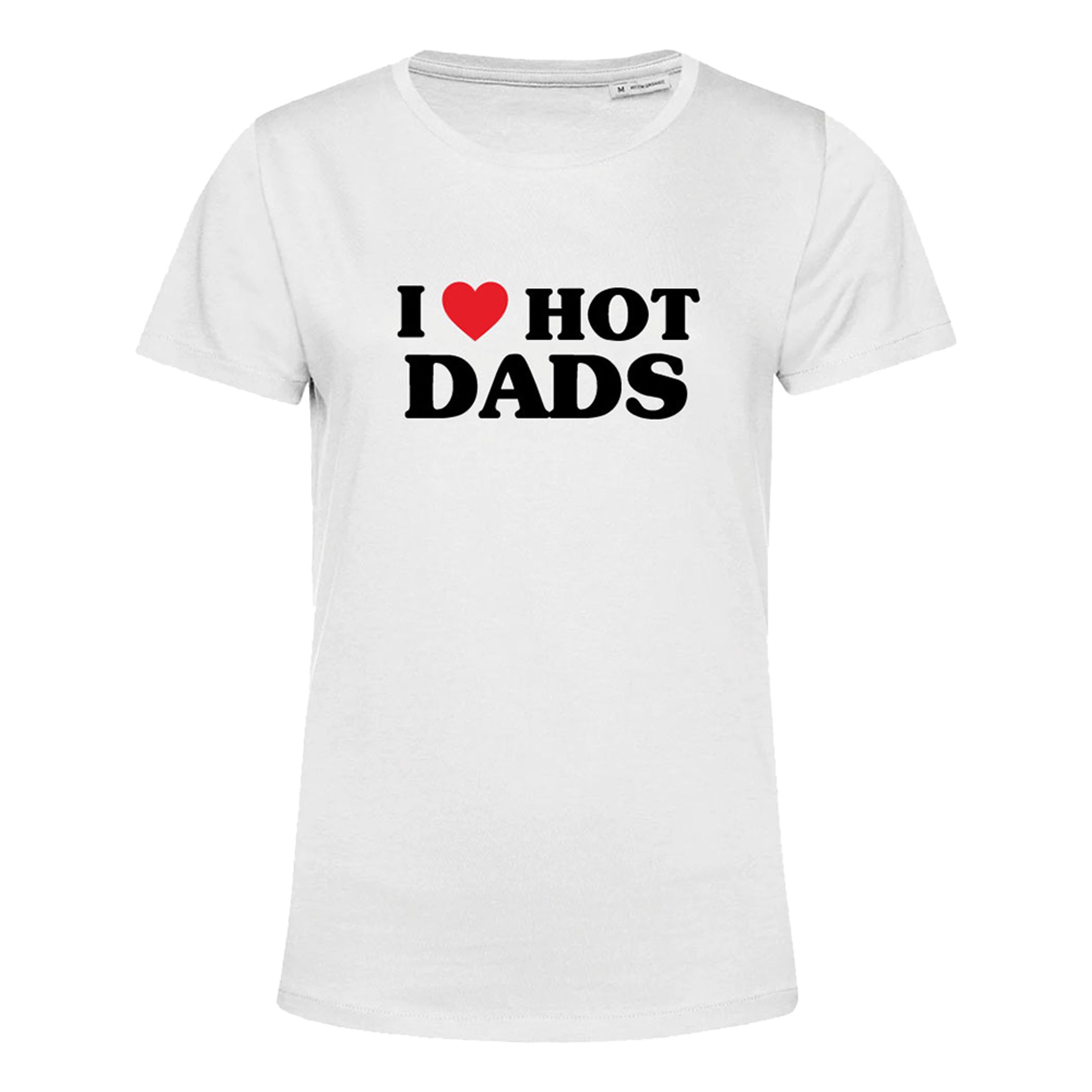 I Love Hot Dads Dame T-shirt - Large