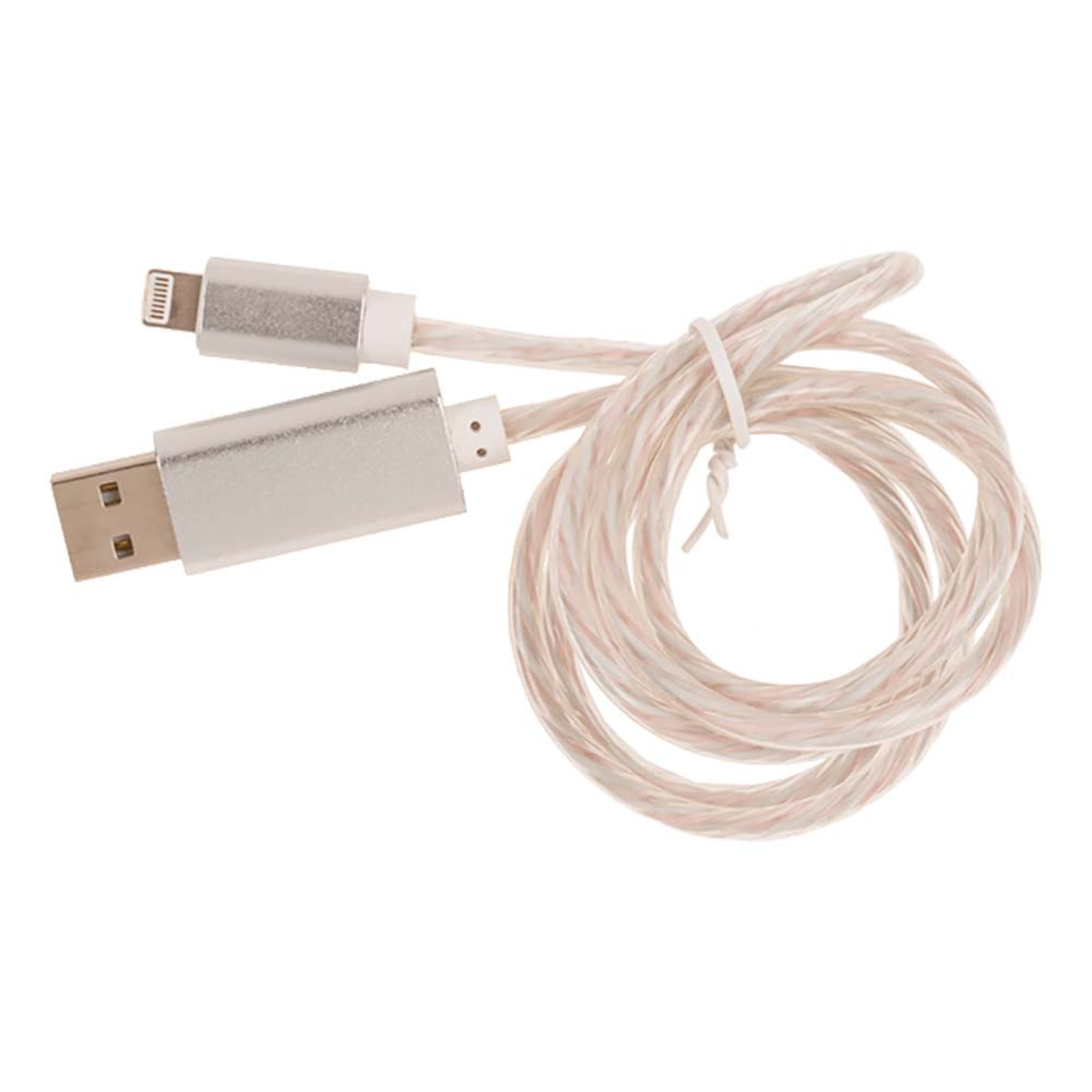 USB Laddningskabel med LED - Lightning | Hem - Roliga Prylar - Teknik - Mobiltillbehör | Maskeradspecialisten
