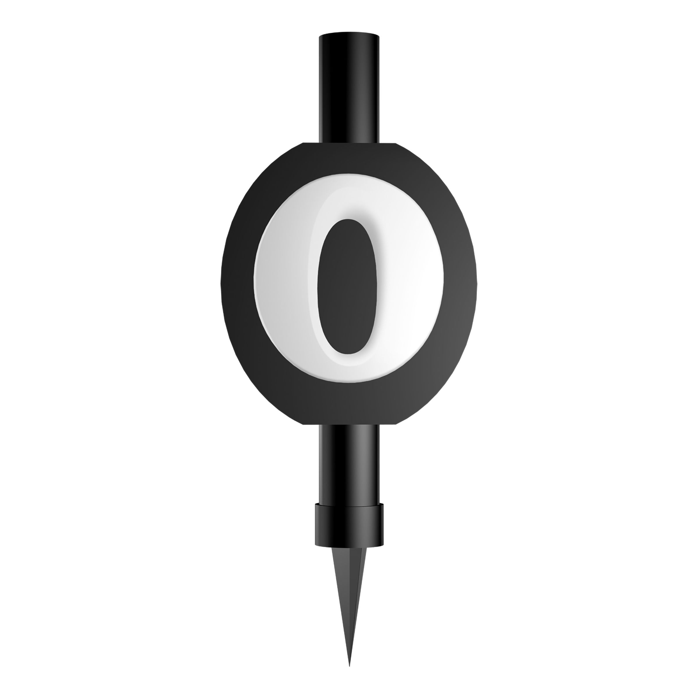 Isfakkel med Tal - Tal 0