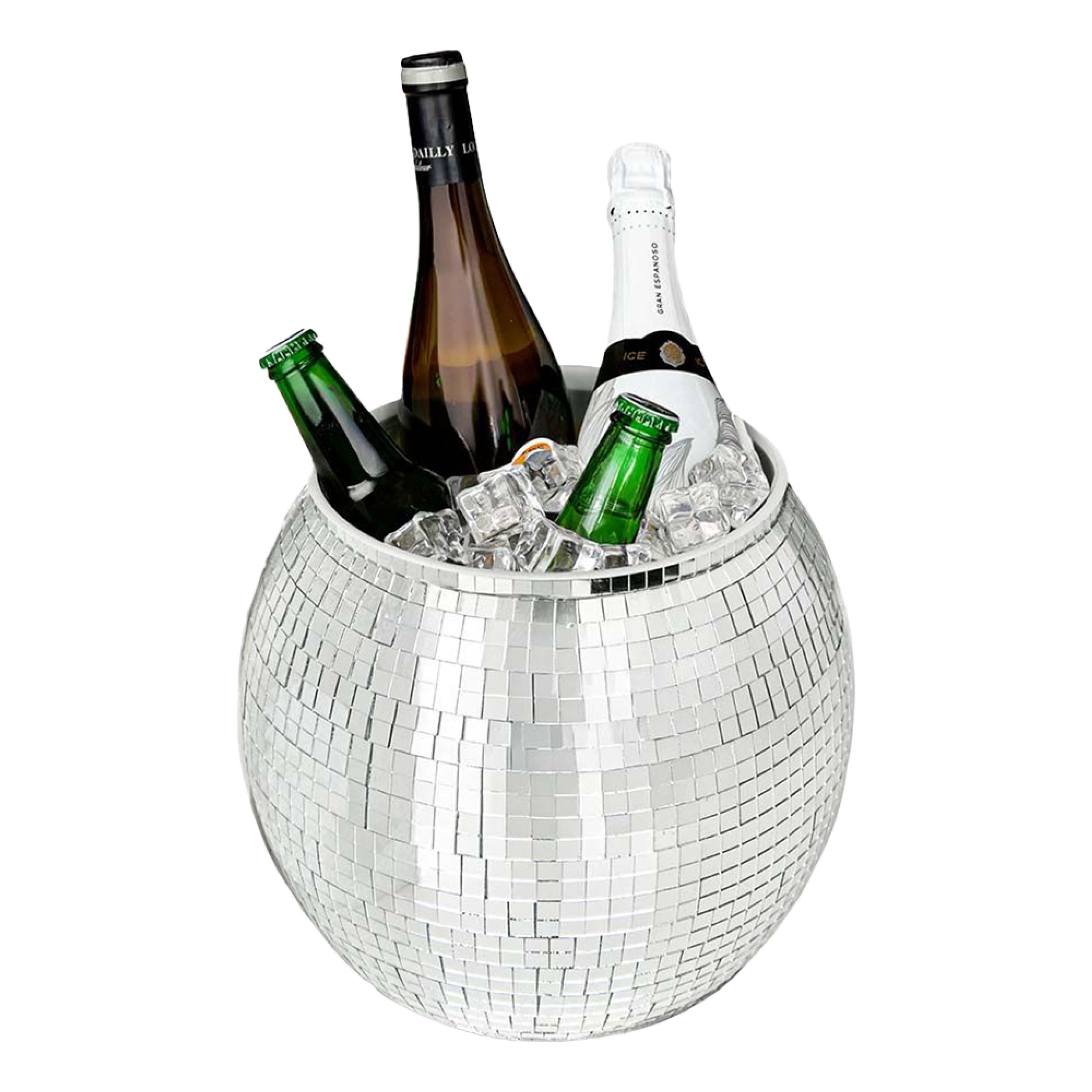 Ishink Discokula Silver | Hem - Bartillbehör - Barutrustning - Ishinkar | Maskeradspecialisten
