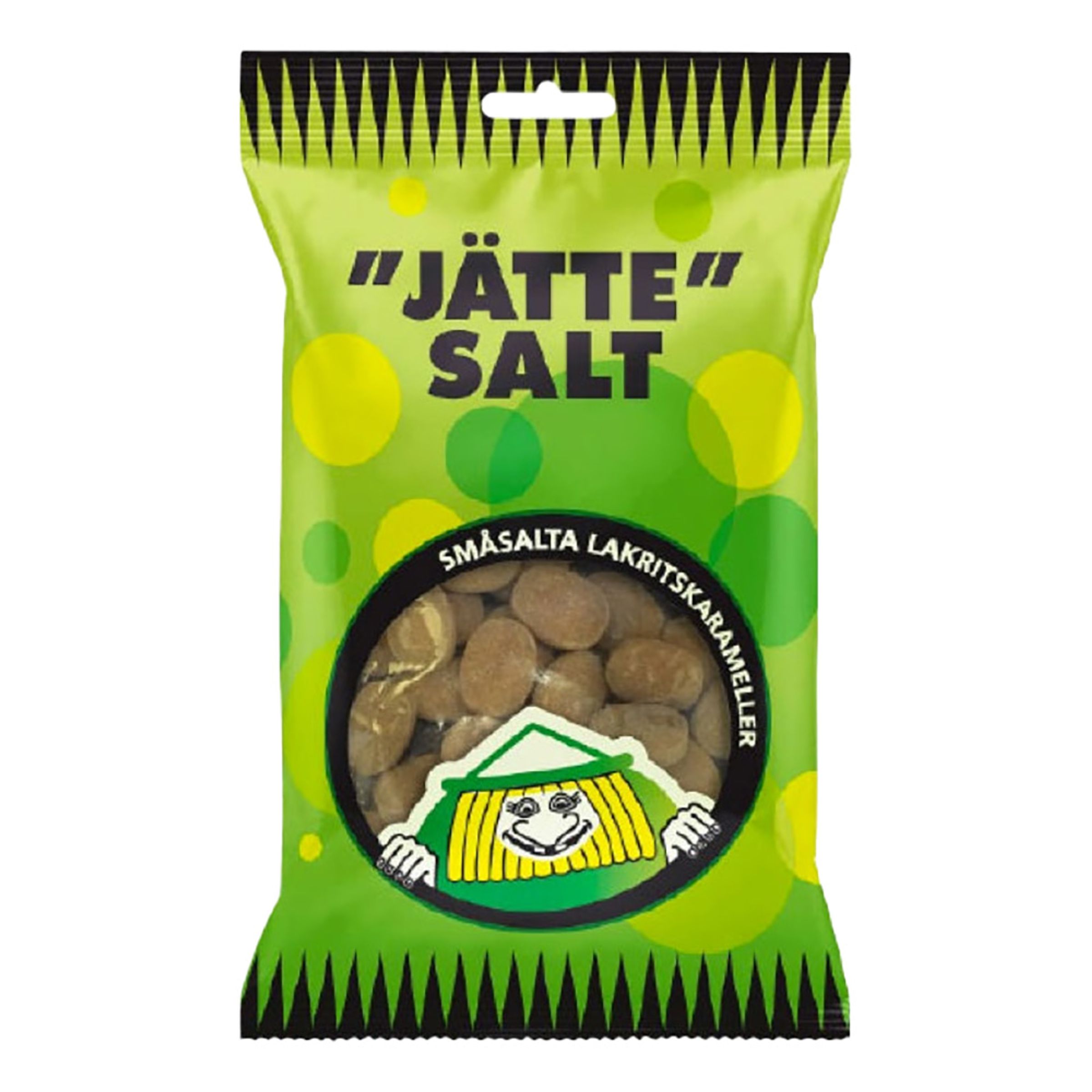 Jättesalt Påse - 65 g | Hem - Godis & Läsk - Godis - Lakrits | Maskeradspecialisten