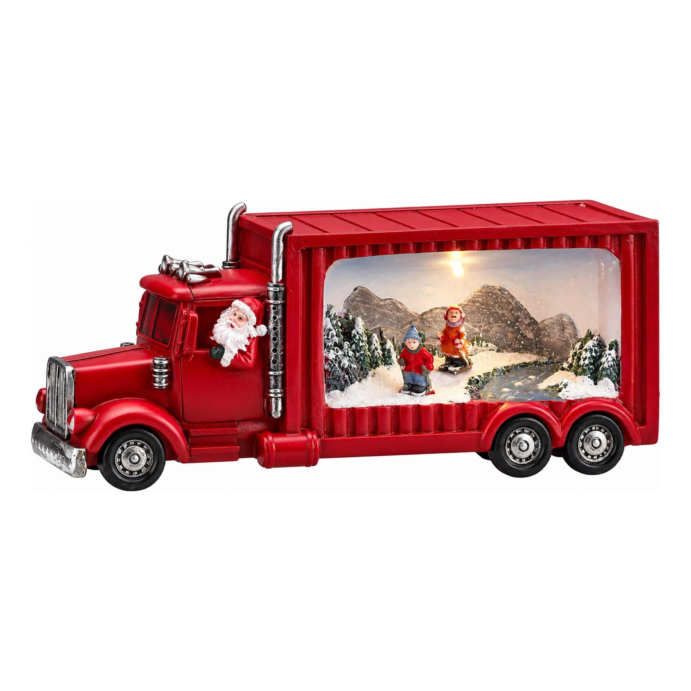 Juledekorasjon Julenissens Lastebil Merryville LED