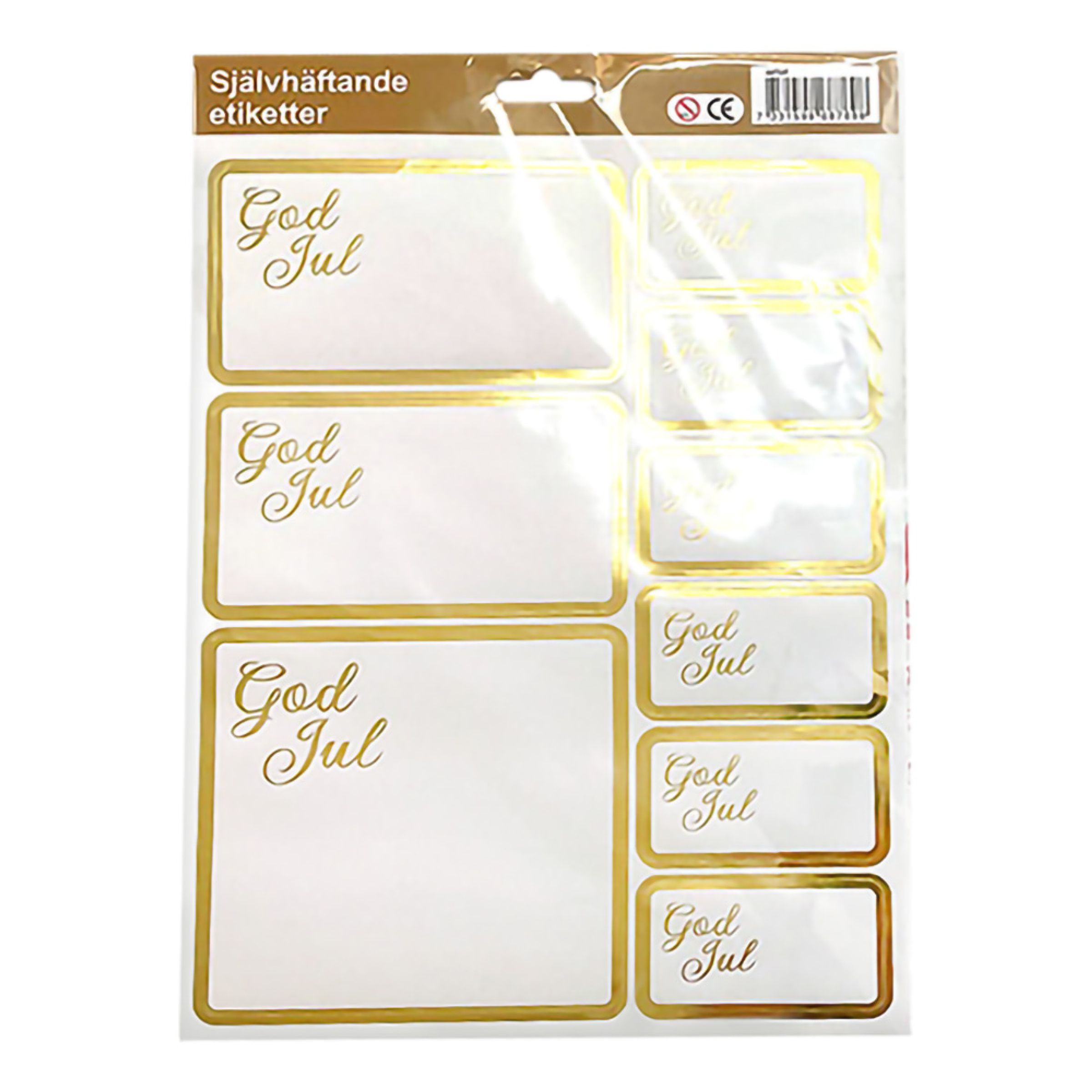 Juletiketter God Jul | Hem - Teman - Högtider - Jul | Pryloteket