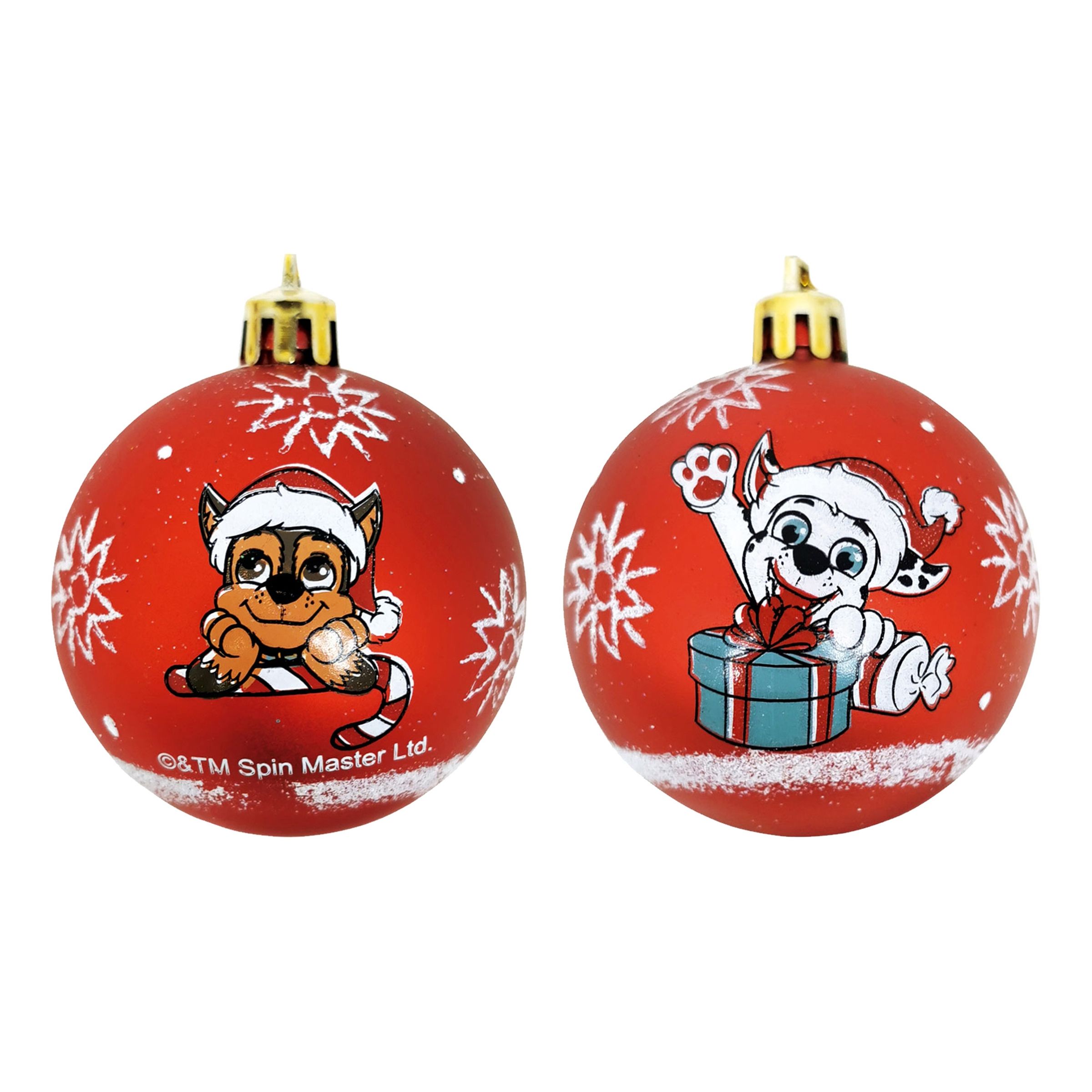 Julgranskulor Paw Patrol - 6-pack | Hem - Festartiklar - Festdekoration - Julpynt | Pryloteket