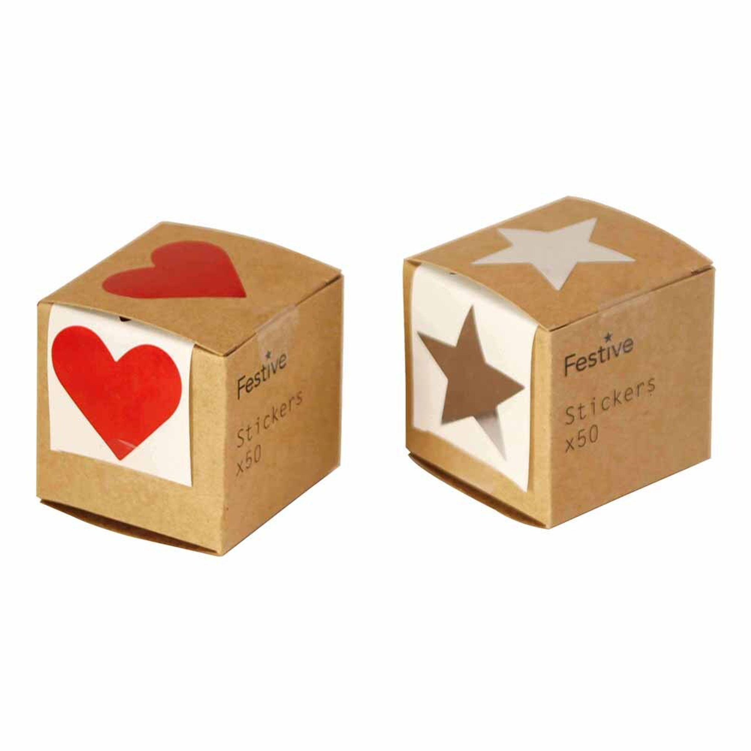 Julstickers på Rulle - 50-pack | Hem - Festartiklar - Presentinslagning - Presenttillbehör | Pryloteket