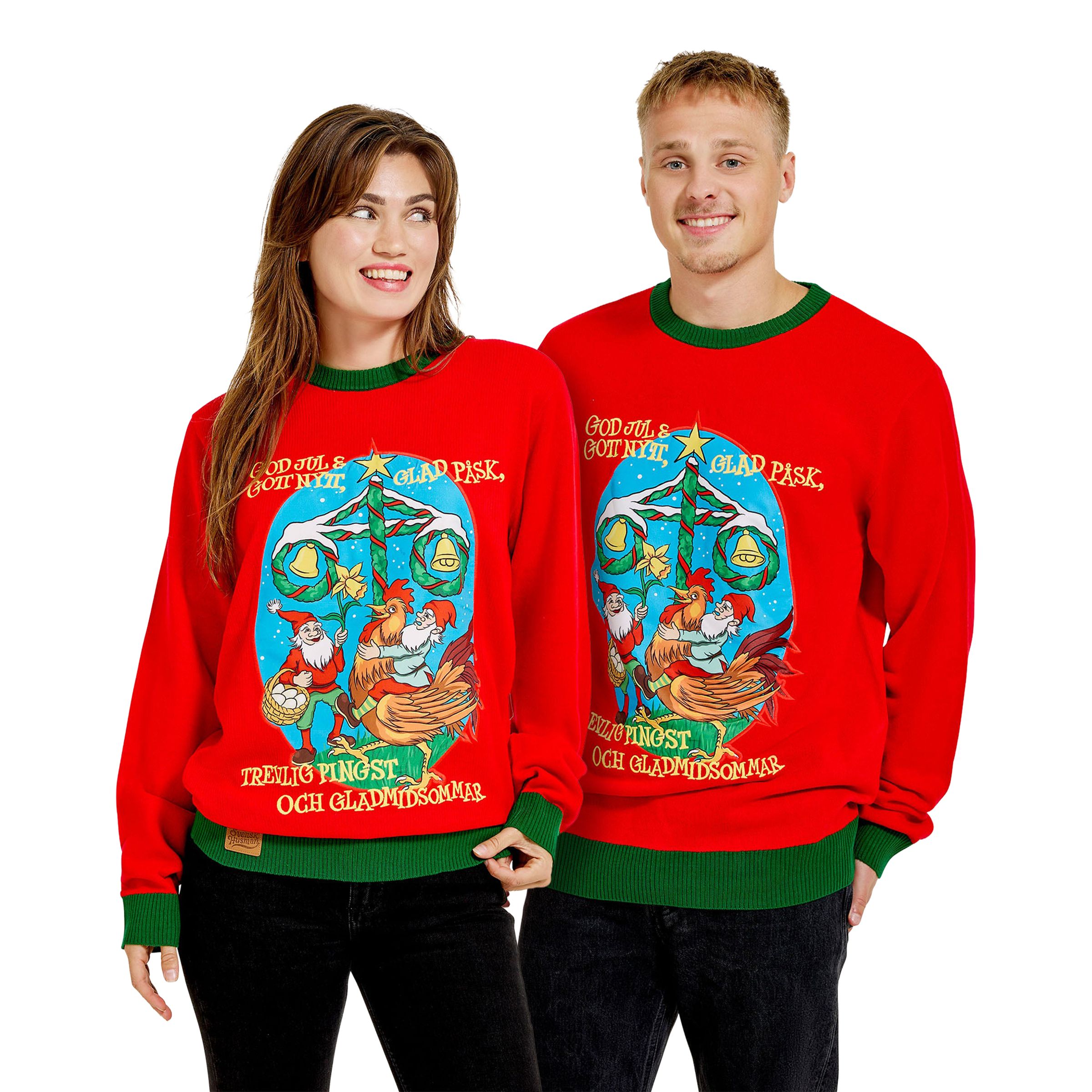Jultröja Högtid & Tradition - Large | Hem - Teman - Färger - Röd | Maskeradspecialisten