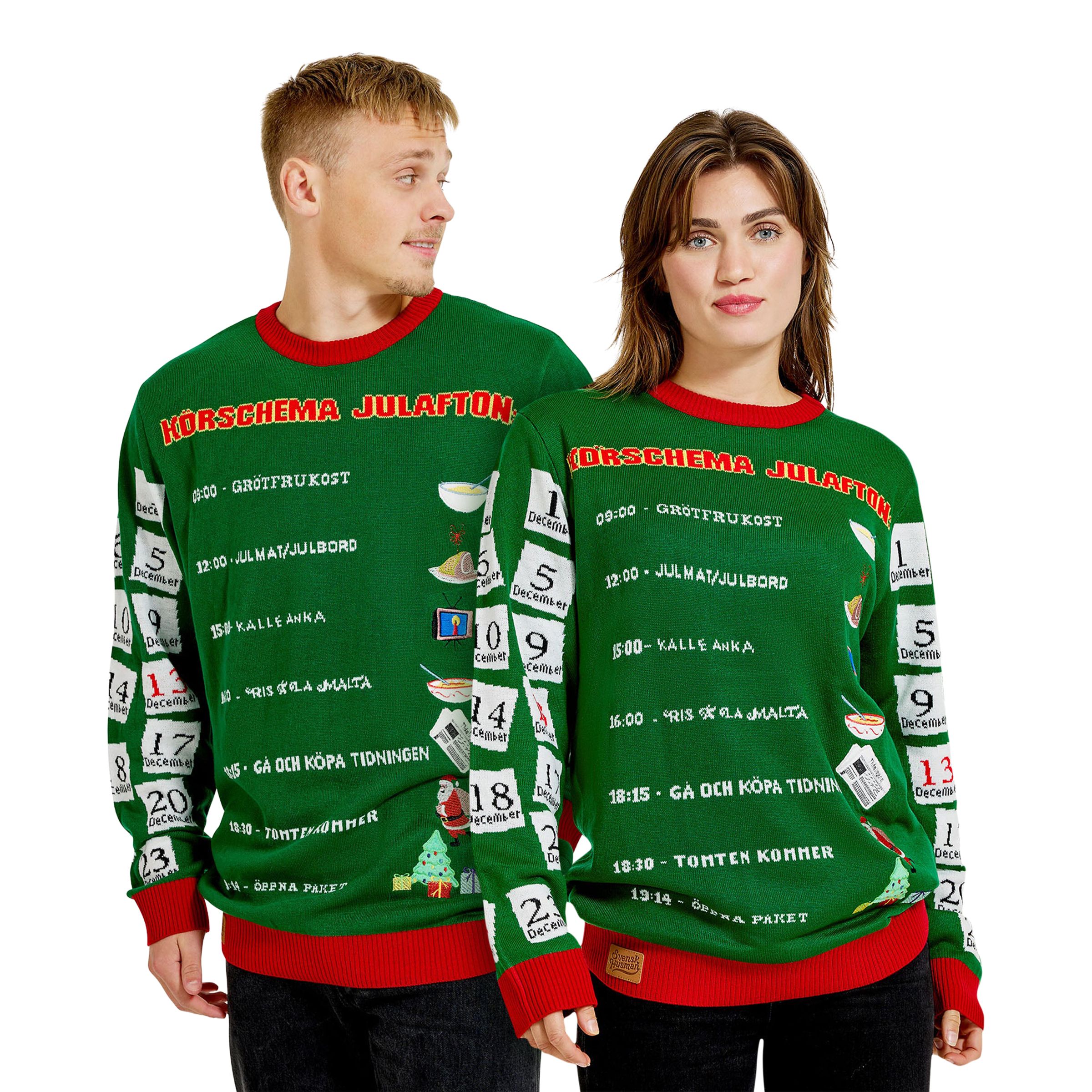 Jultröja Körschema Julafton - X-Small | Hem - Teman - Presenter - Present till Pappa | Pryloteket