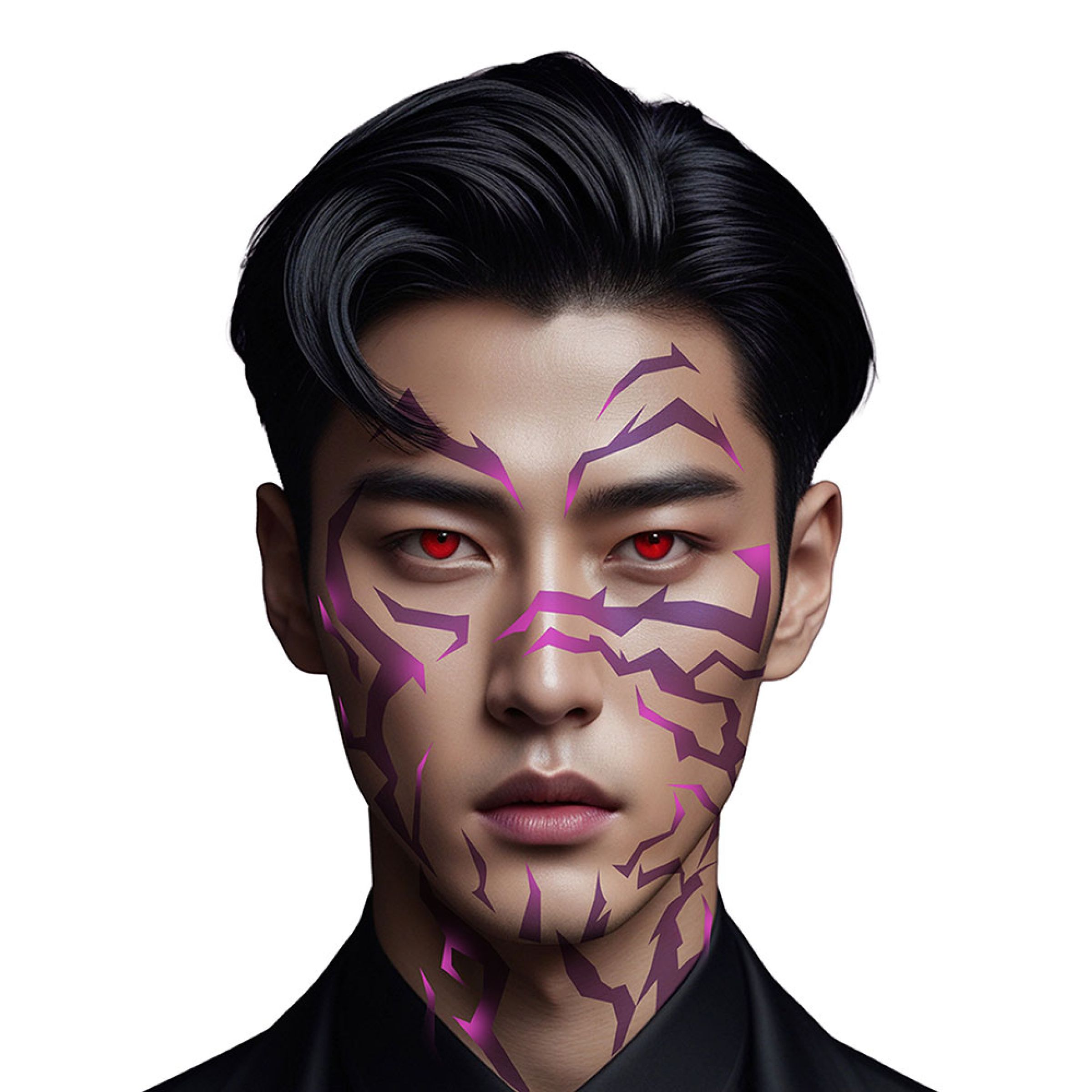 K-pop Ansigtstatovering Demon