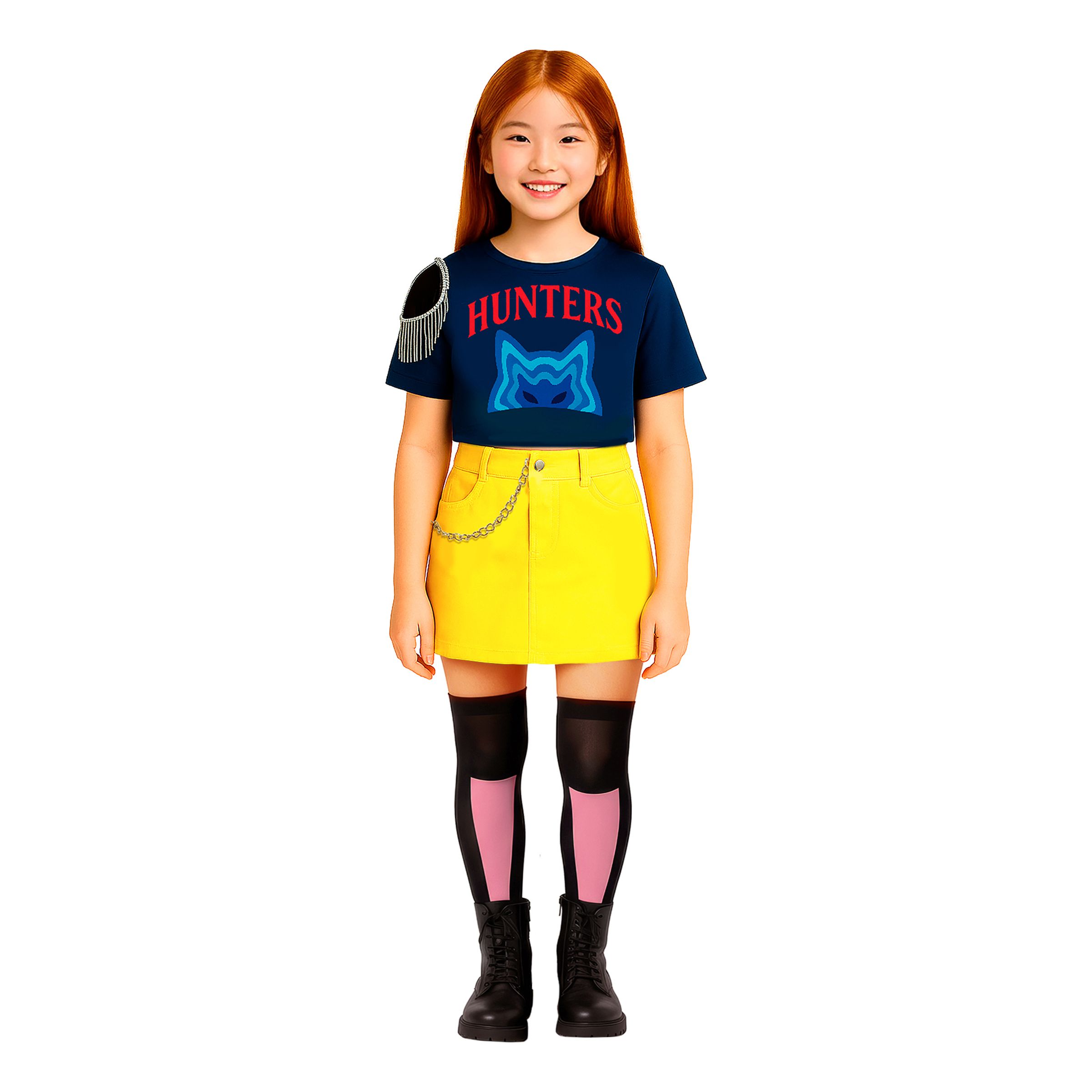K-pop Star Hunter Barn Maskeraddräkt - Small