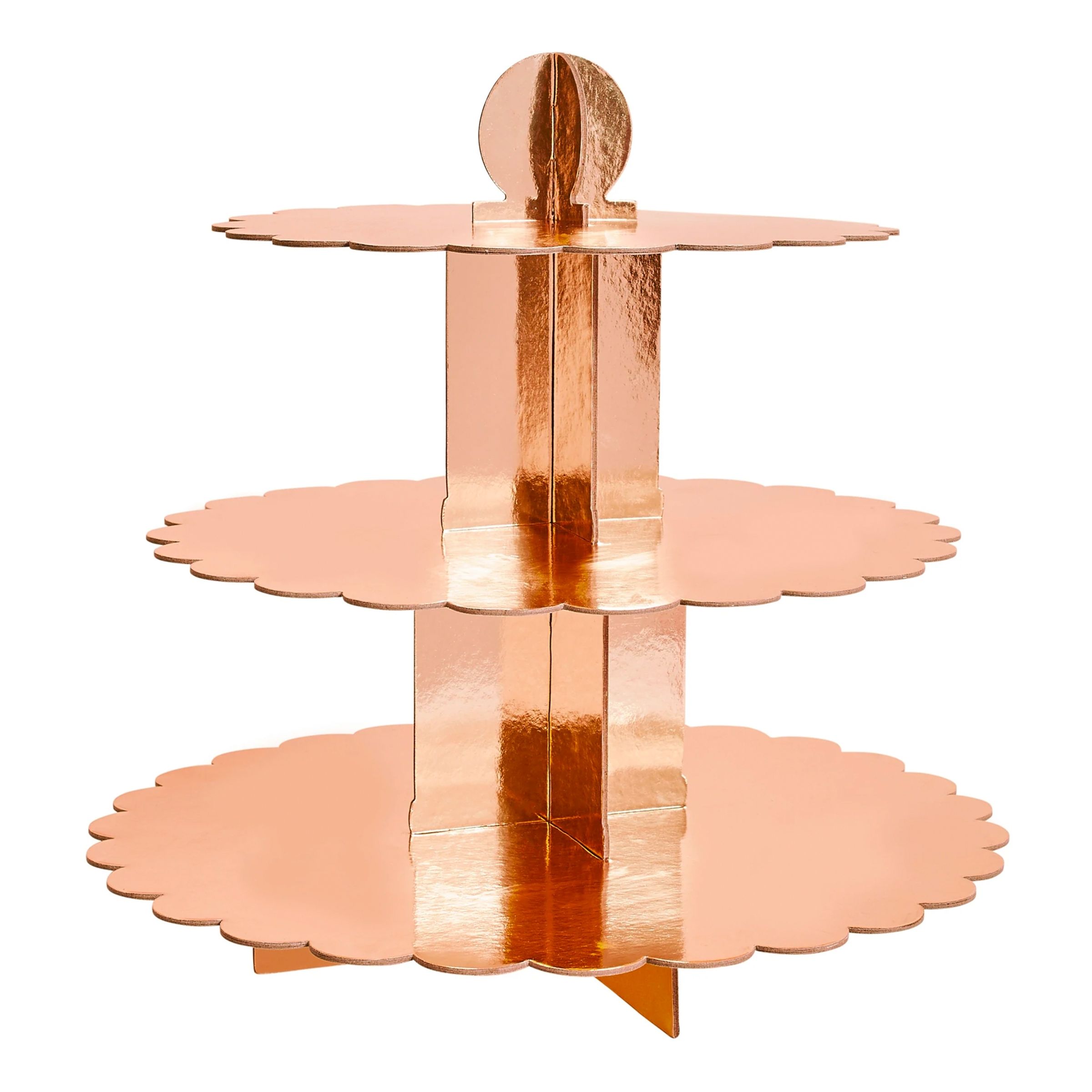 Kageopsats Roséguld Metallic