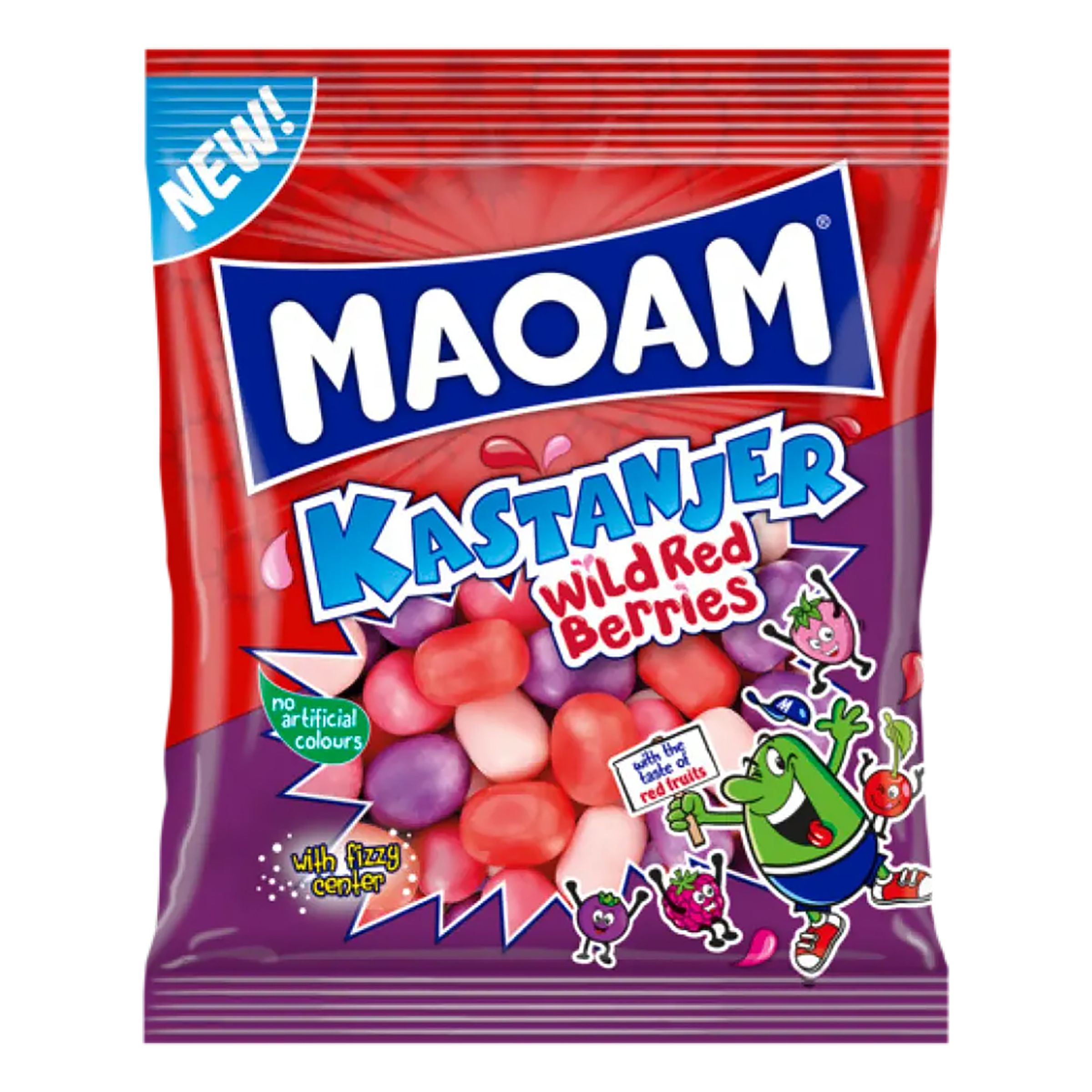 Maoam Kastanjer Wild Berries - 120 g