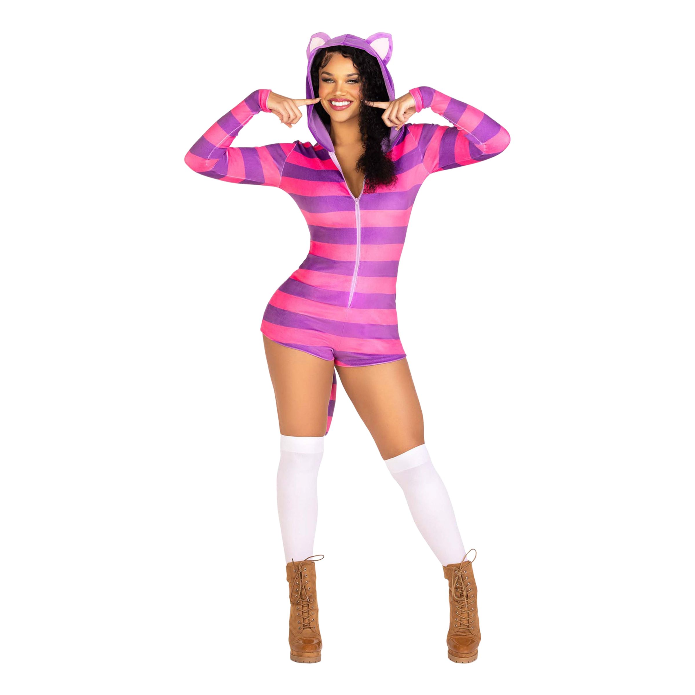 Katt Wonderland Deluxe Maskeraddräkt - X-Small