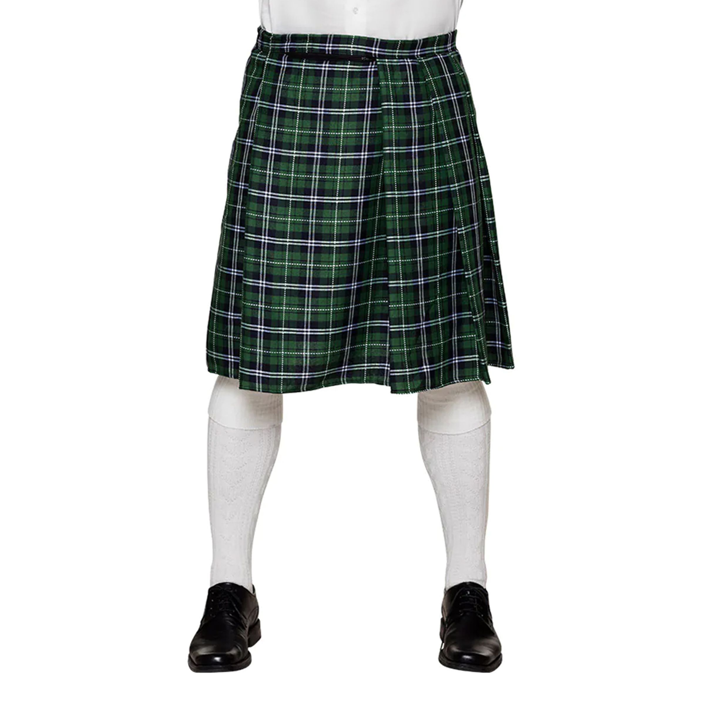 Kilt Skotskternet Grøn - One size