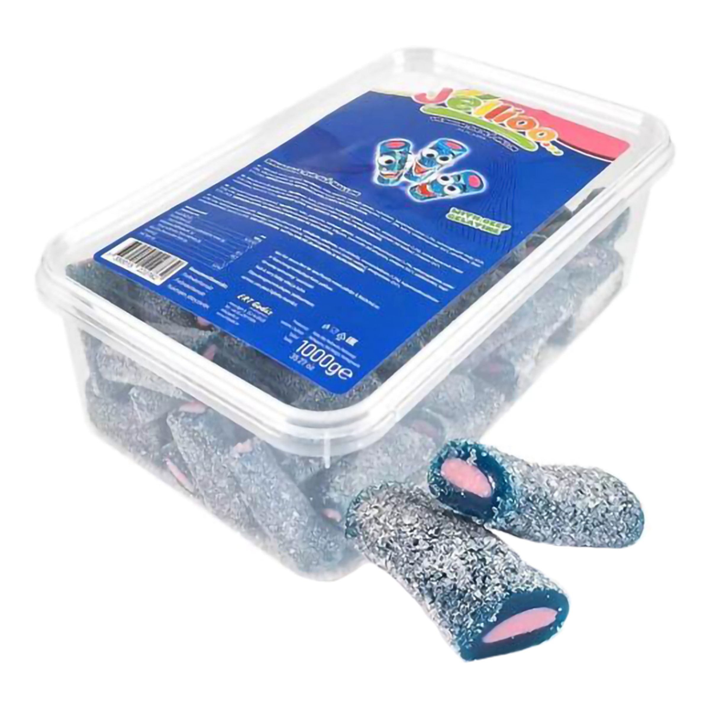Knubbisar Sur Blåhallon Storpack - 1 kg | Hem - Godis & Läsk - Godis - Surt Godis | Maskeradspecialisten
