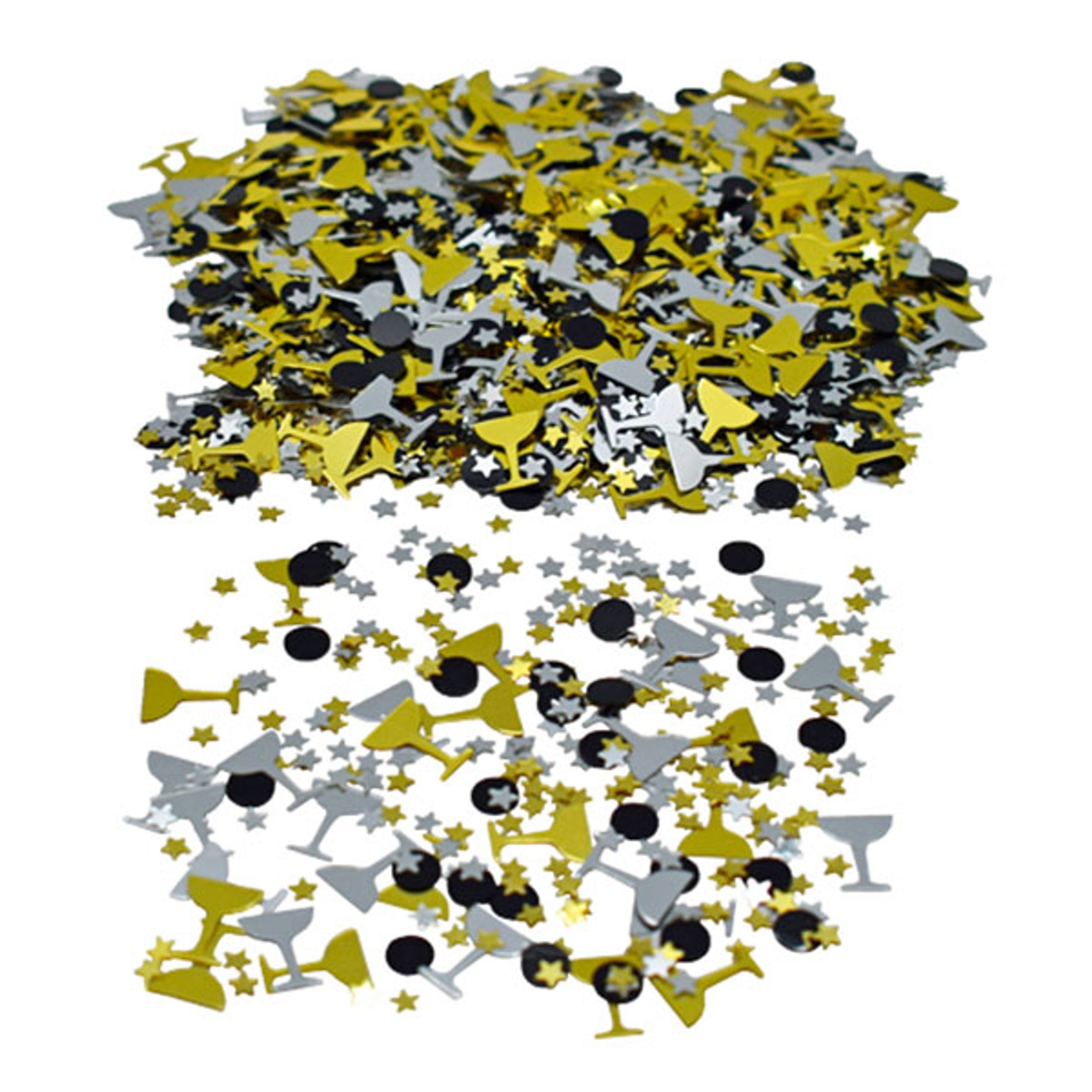 Konfetti Stjerner/Glas