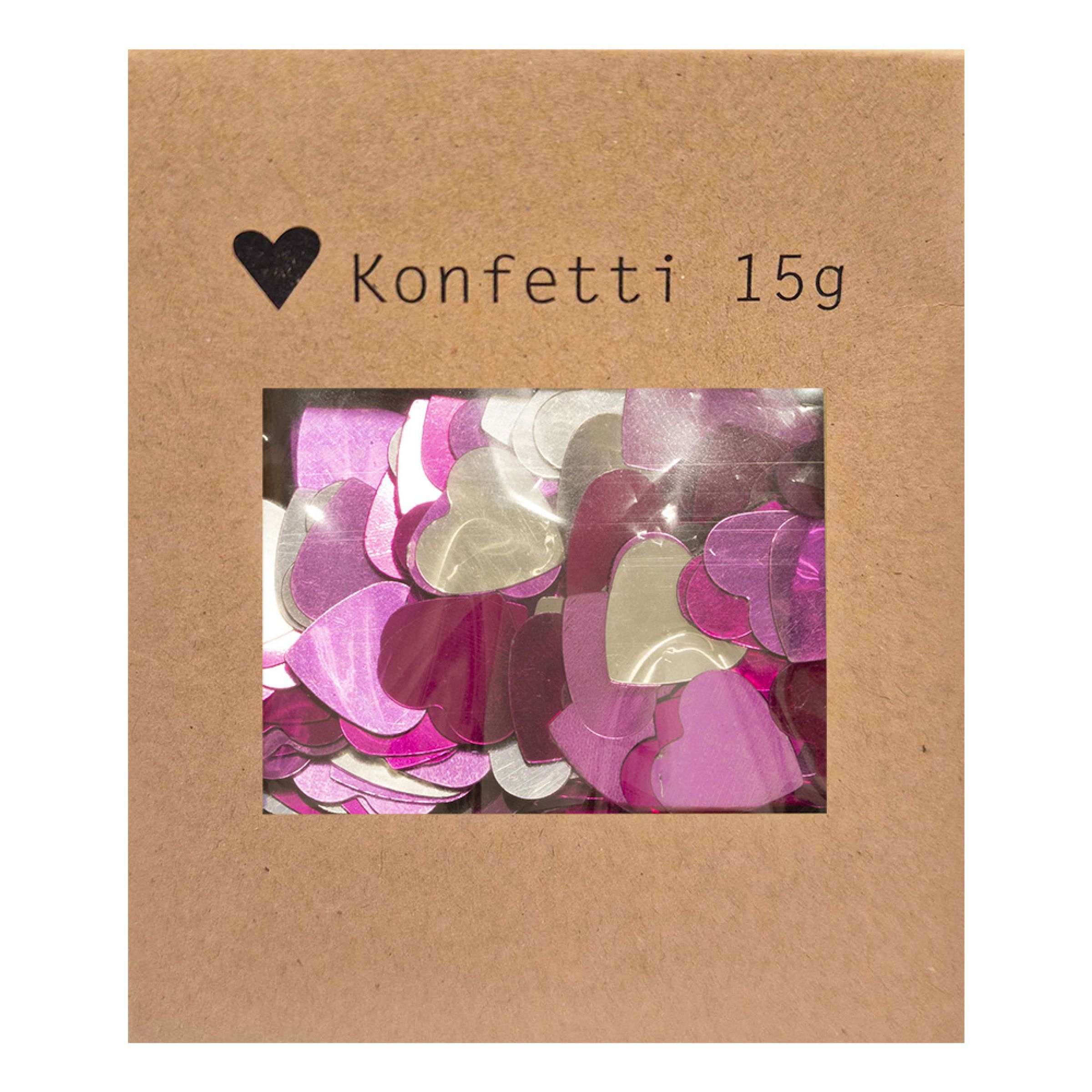 Konfetti Rødrøde Lyserøde Hjerter