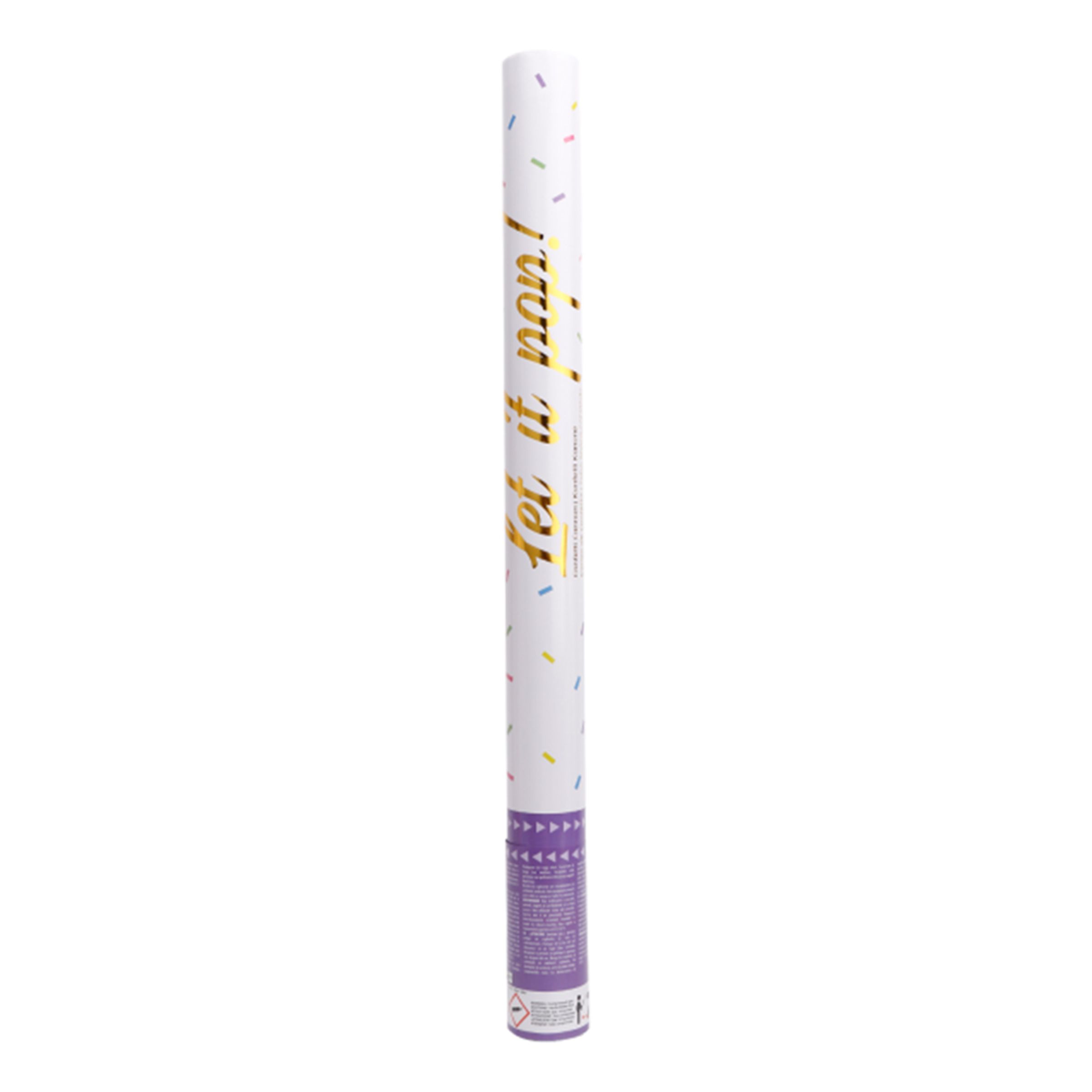Konfettikanon Flerfärgad - 60 cm | Hem - Teman - Högtider - Student | Pryloteket