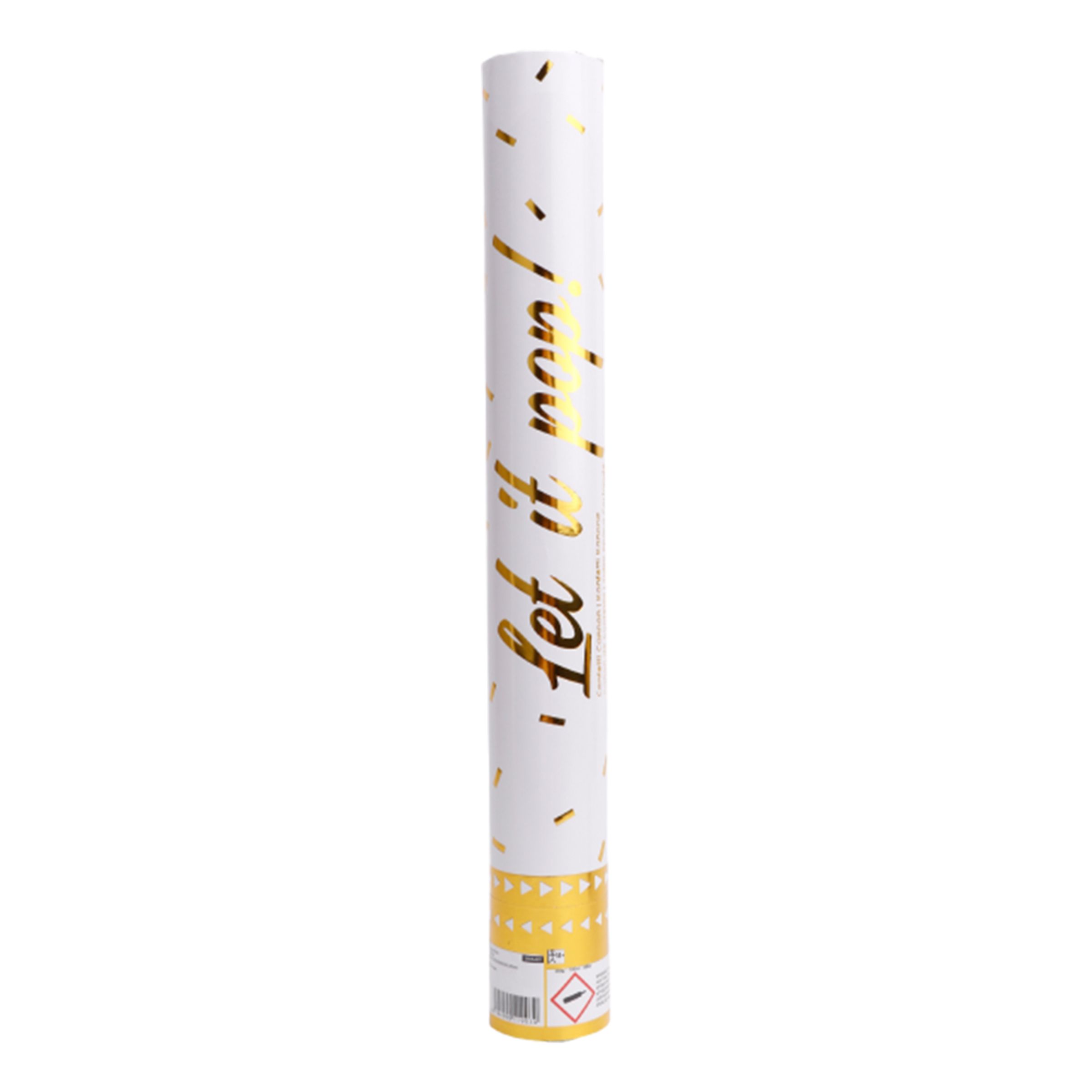 AMSCAN konfettiarmbånd/strimmel af folie guld firkantet 40 cm 9916481