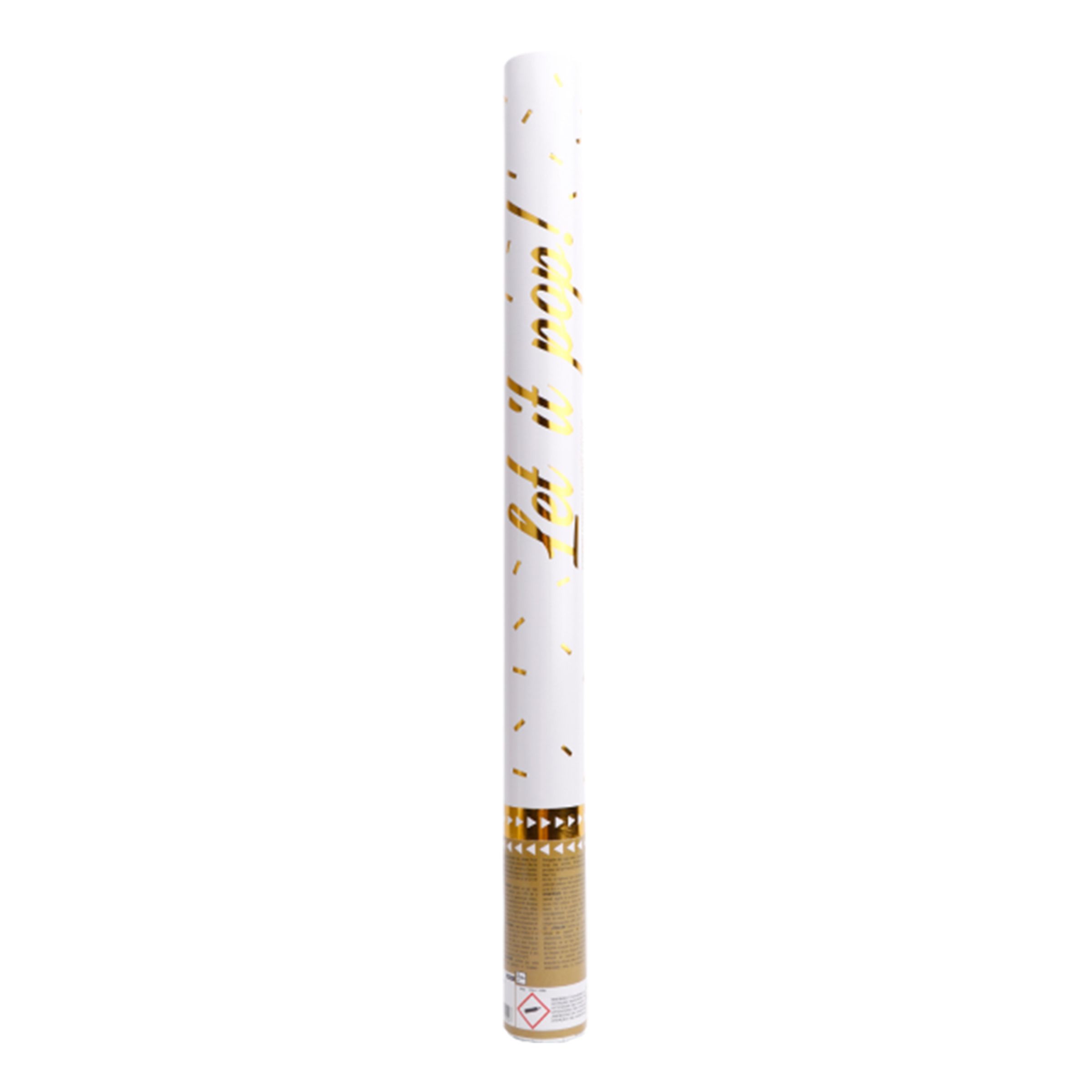 Konfettikanon Guld Metallic - 60 cm