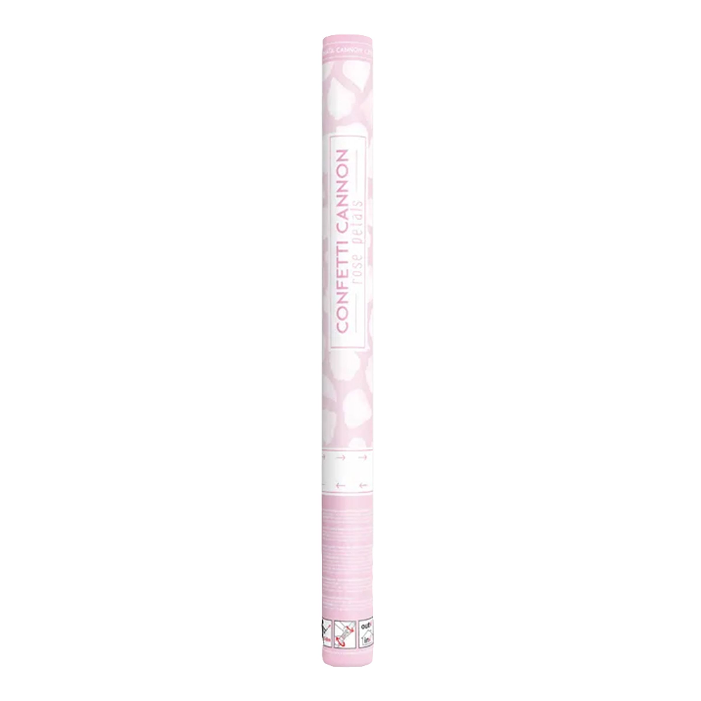 Konfettikanon Rosenblad Hvide - 60 cm