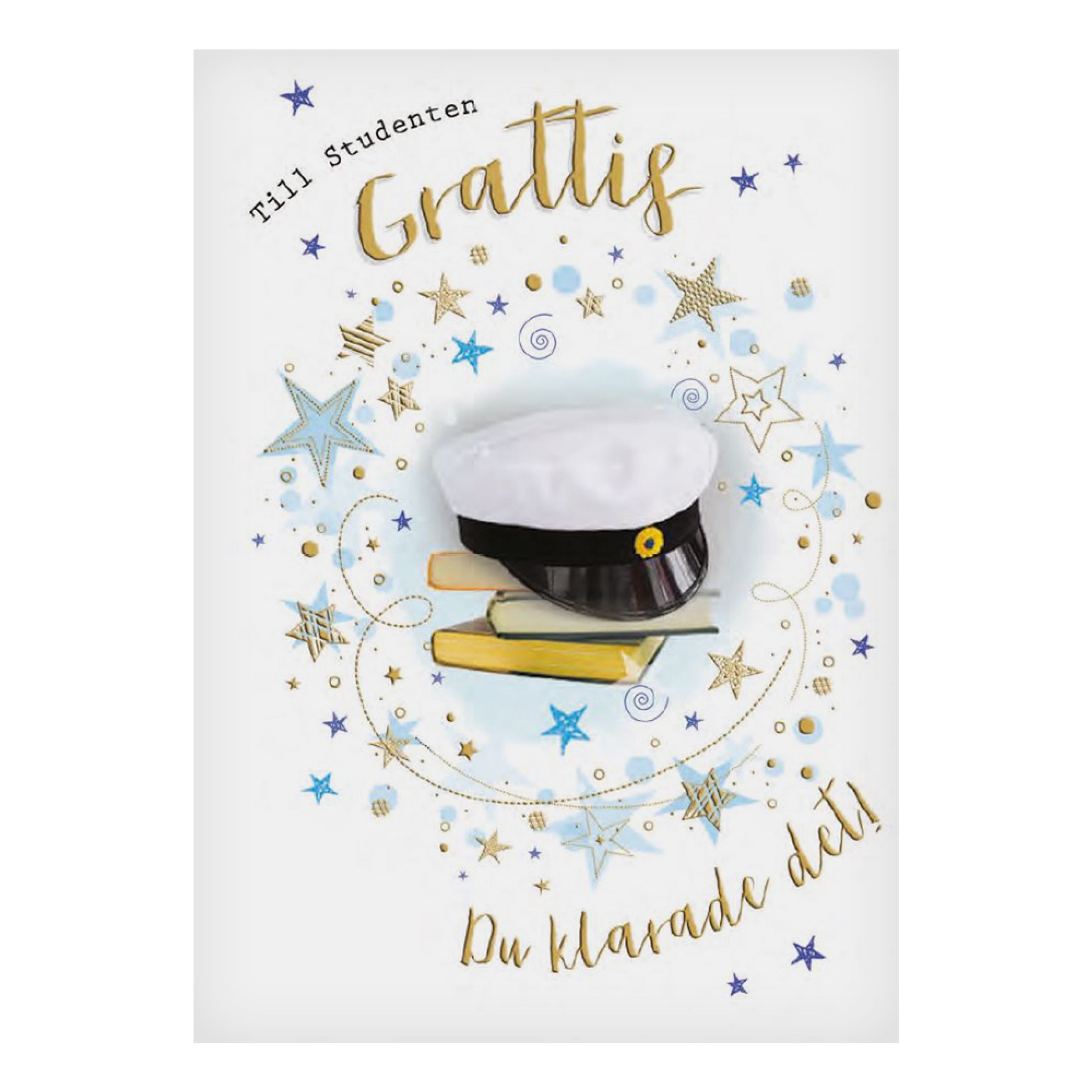 Kort Grattis Studenthatt | Hem - Teman - Högtider - Student - Studentkort & Examenskort | Party Outlet