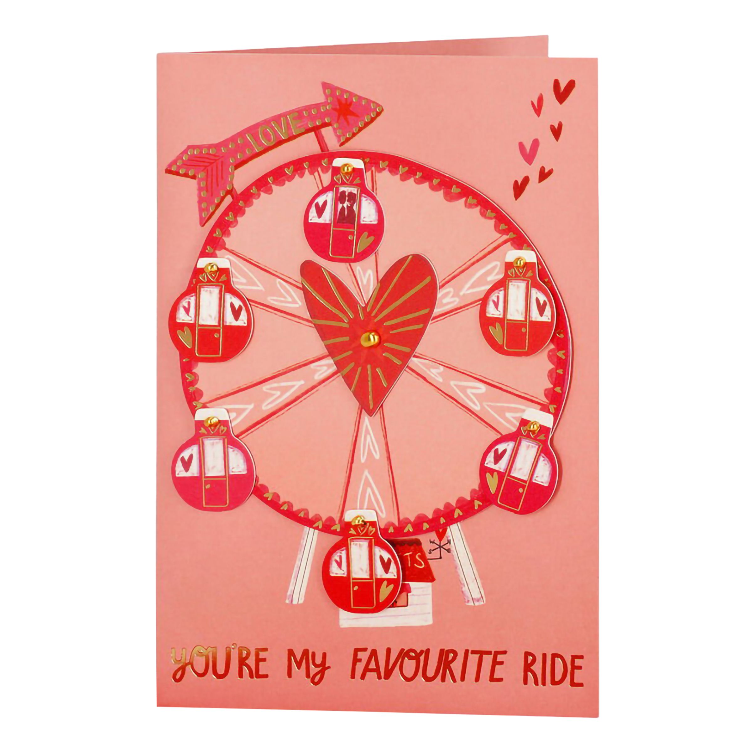 Kort med Kuvert Love Wheel