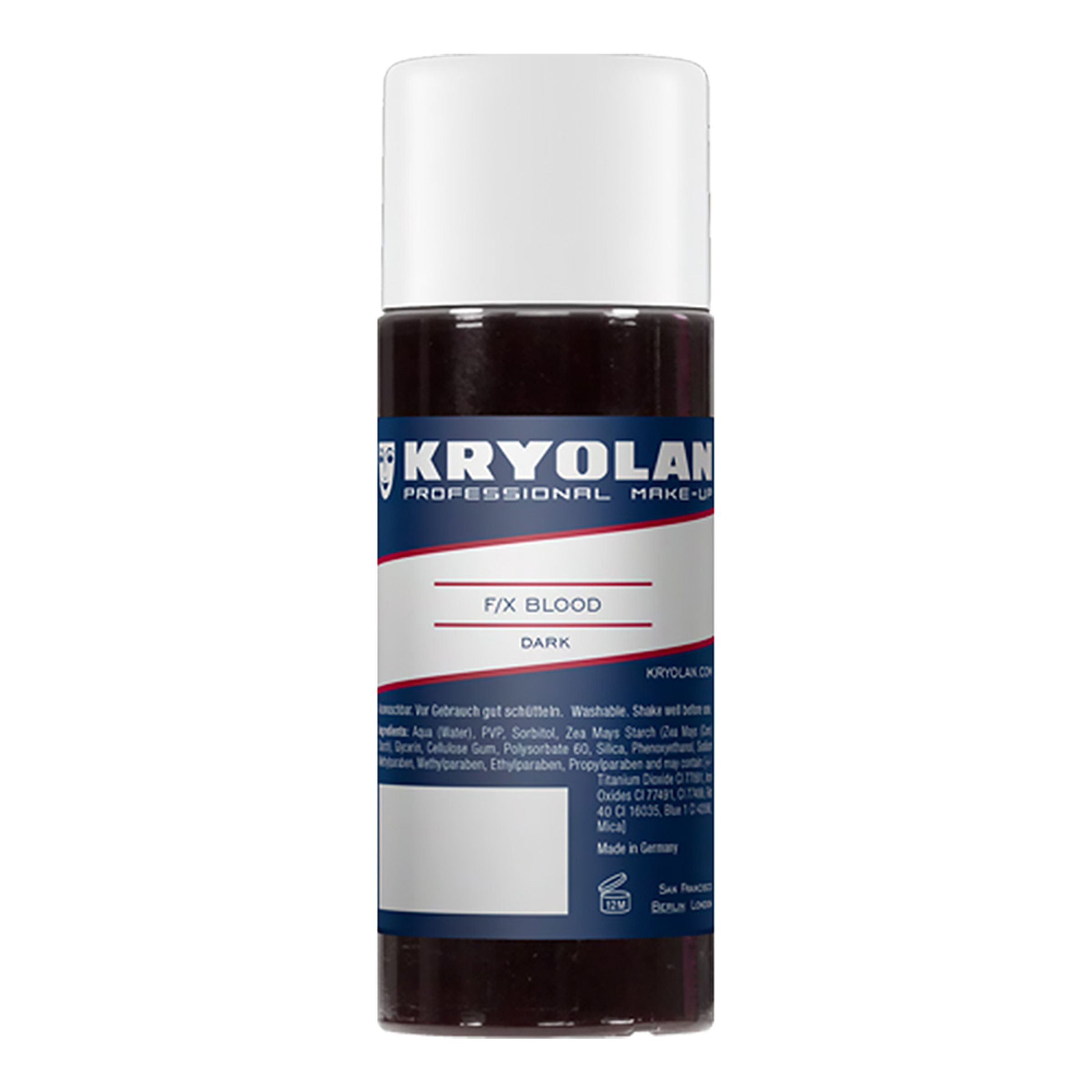 Kryolan F/X Blod - 100 ml Mørkerød
