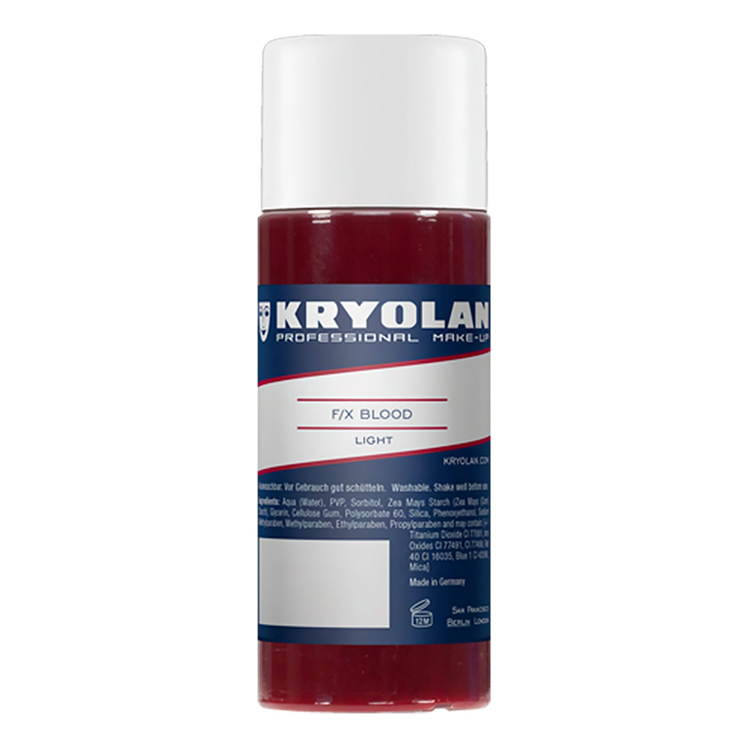 Kryolan F/X Blod - 100 ml Klar rød