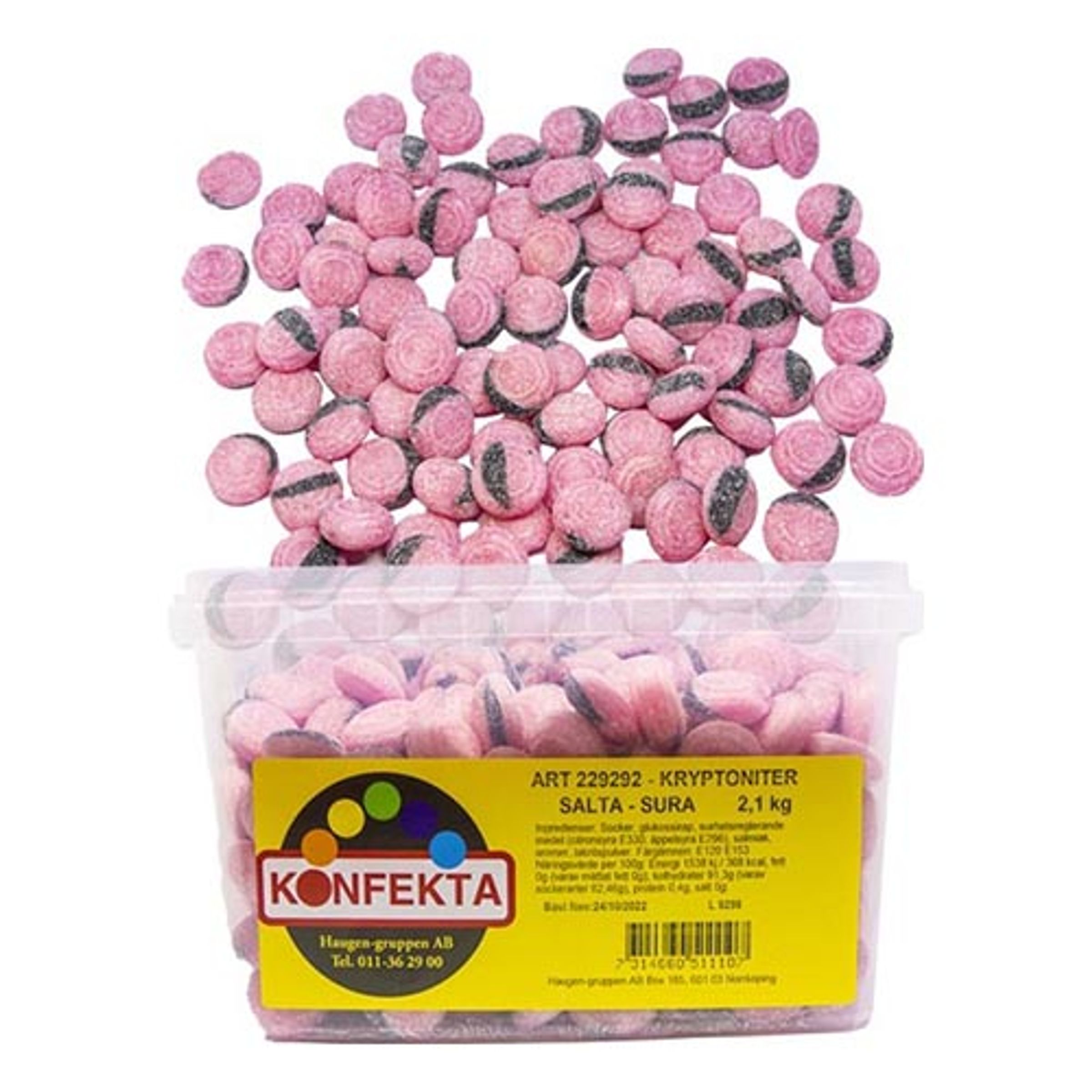 Kryptoniter Storpack - 2,1 kg | Hem - Godis & Läsk - Godis - Karameller | Maskeradspecialisten