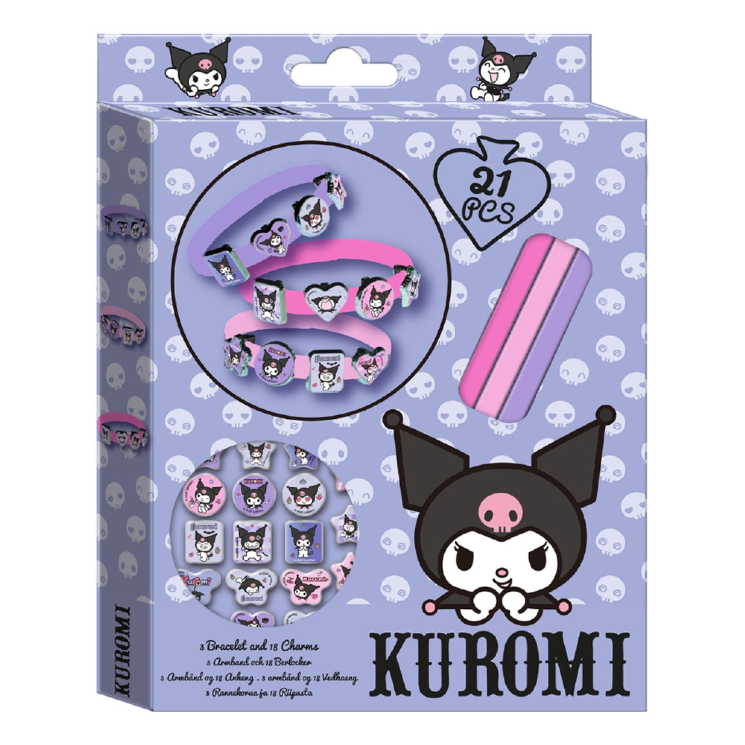 Kuromi Armbånd med Vedhæng