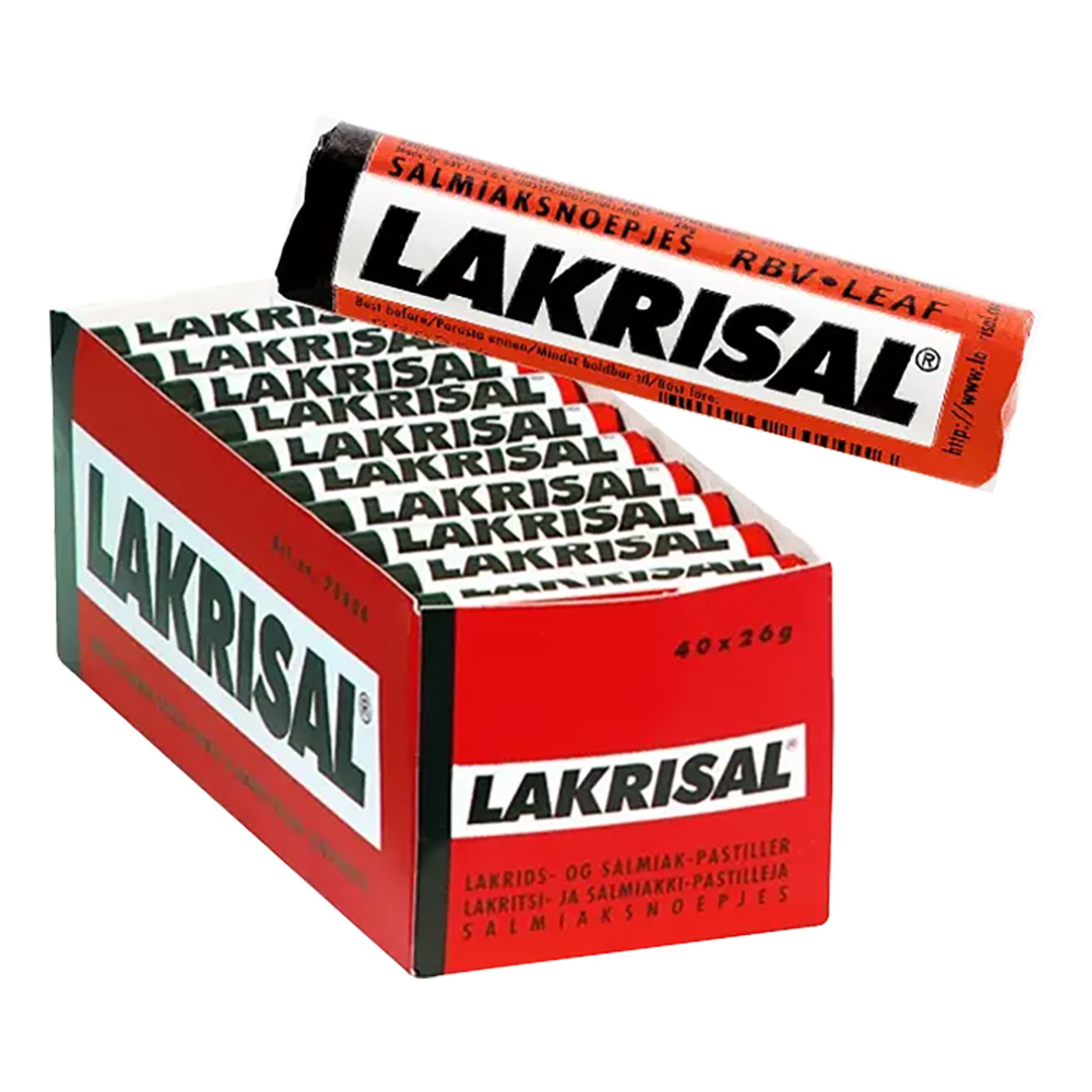 Lakrisal Saltlakrits Storpack - 40 x 26 g | Hem - Godis & Läsk - Godis - Retrogodis | Pryloteket