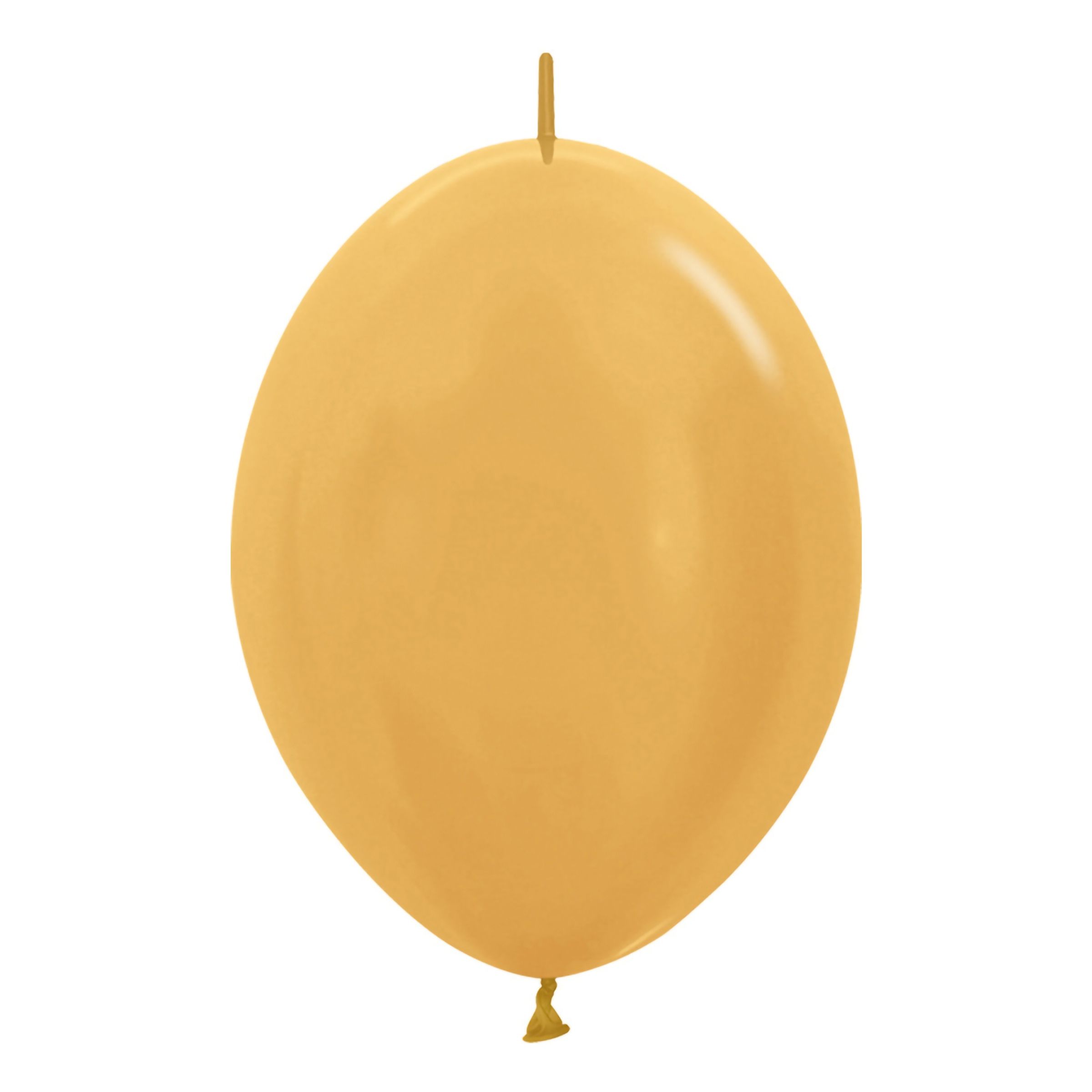 Länkballonger Guld Metallic - 10-pack | Hem - Festartiklar - Ballonger - Latexballonger | Pryloteket