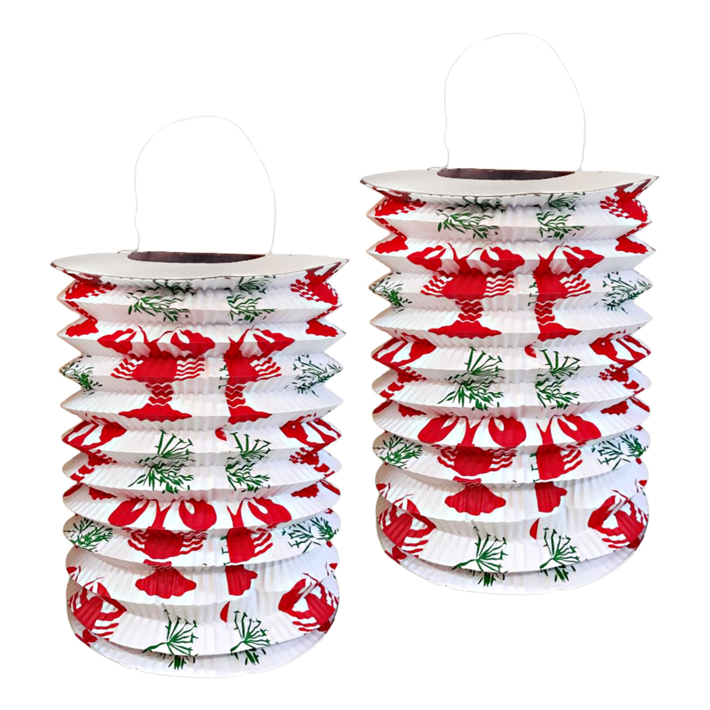 Lanterna Kräfta - 2-pack | Hem - Teman - Högtider - Kräftskiva | Maskeradspecialisten
