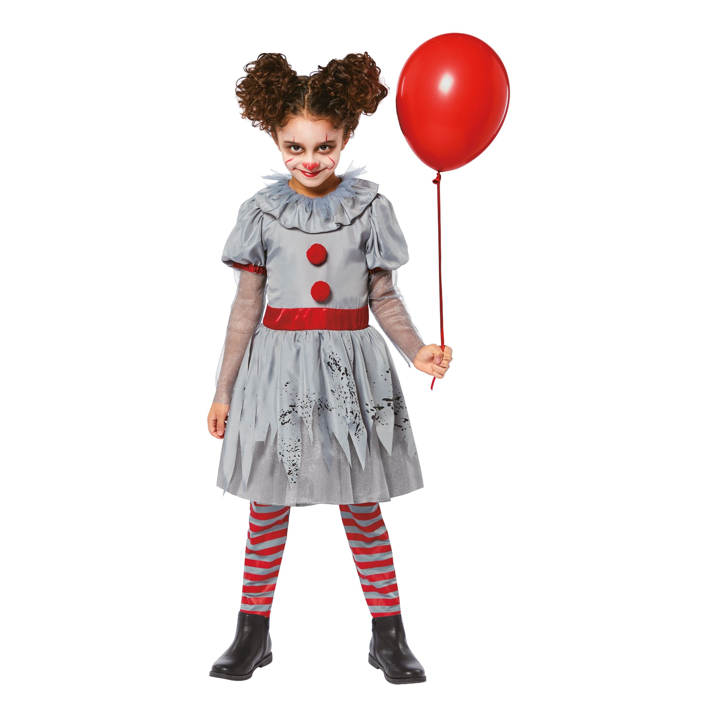 Läskig Clown Klänning Barn Maskeraddräkt - XX-Large | Hem - Maskerad - Maskeraddräkter - Barndräkter | Pryloteket