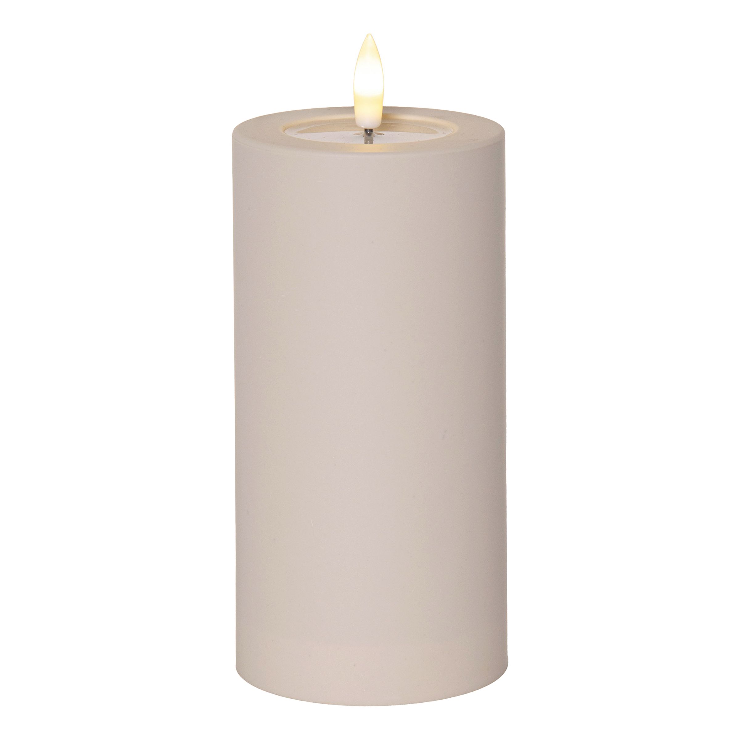 LED Bloklys Soft Beige - Stor