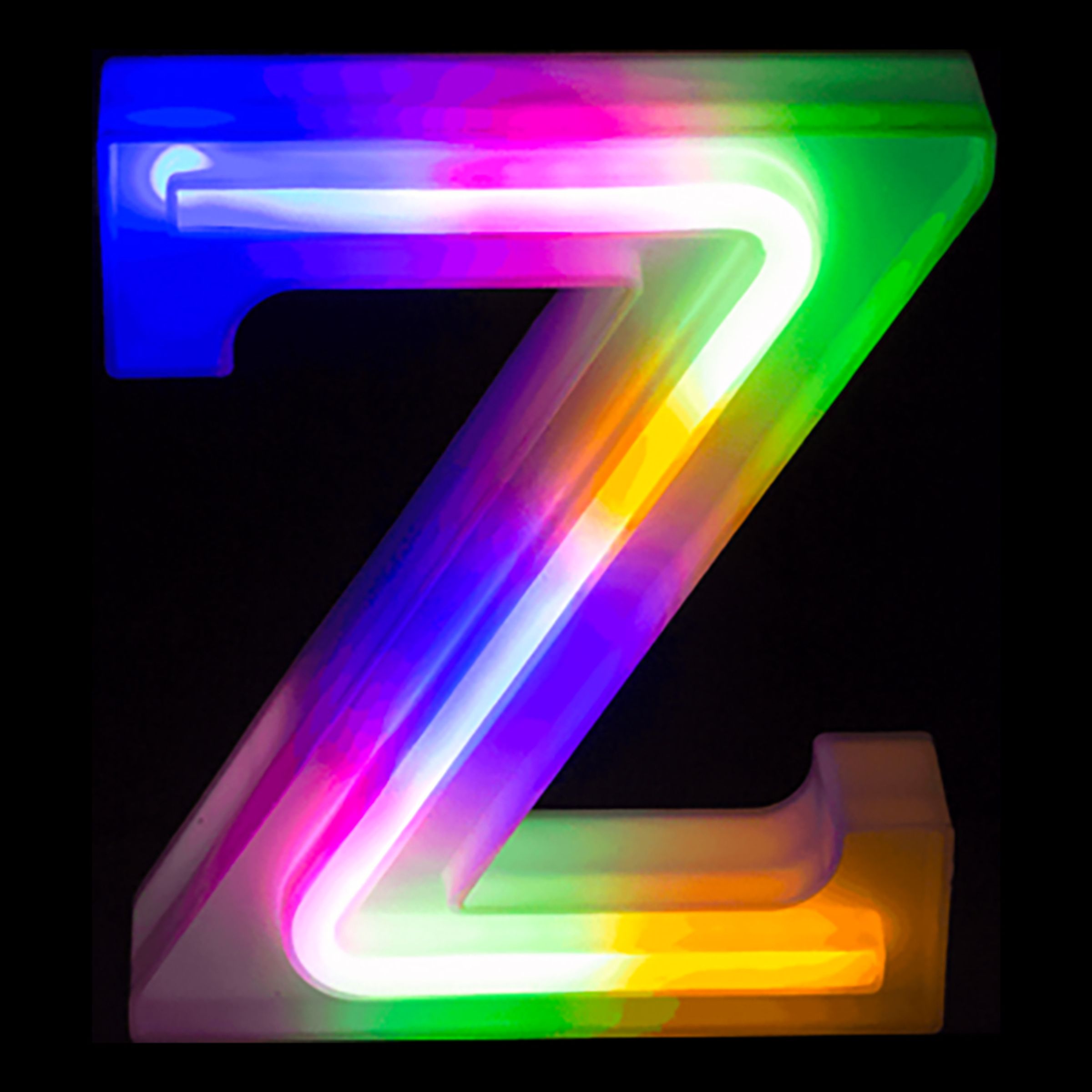 LED Bokstav Neon - Bokstav Z | Hem - Teman - Presenter - Barnpresenter | Maskeradspecialisten