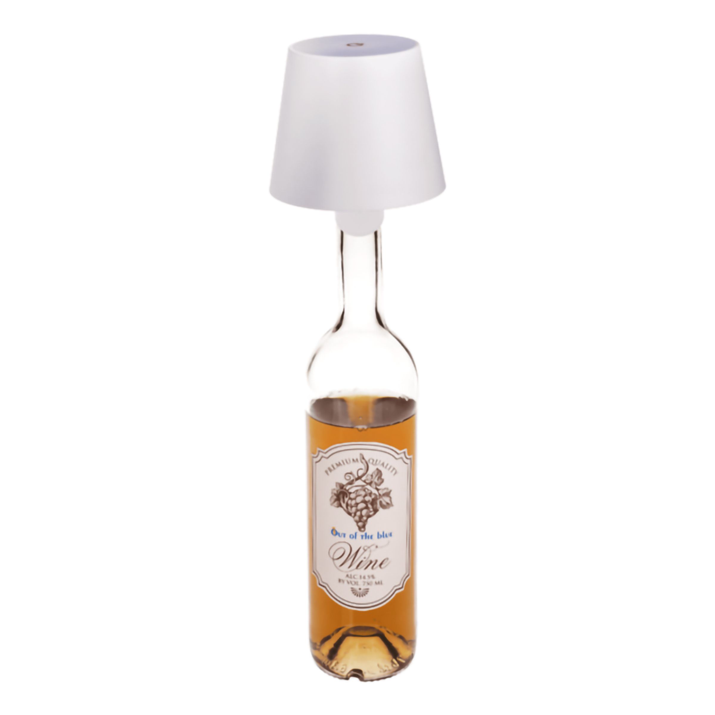 LED-lampe til flaske - Hvid