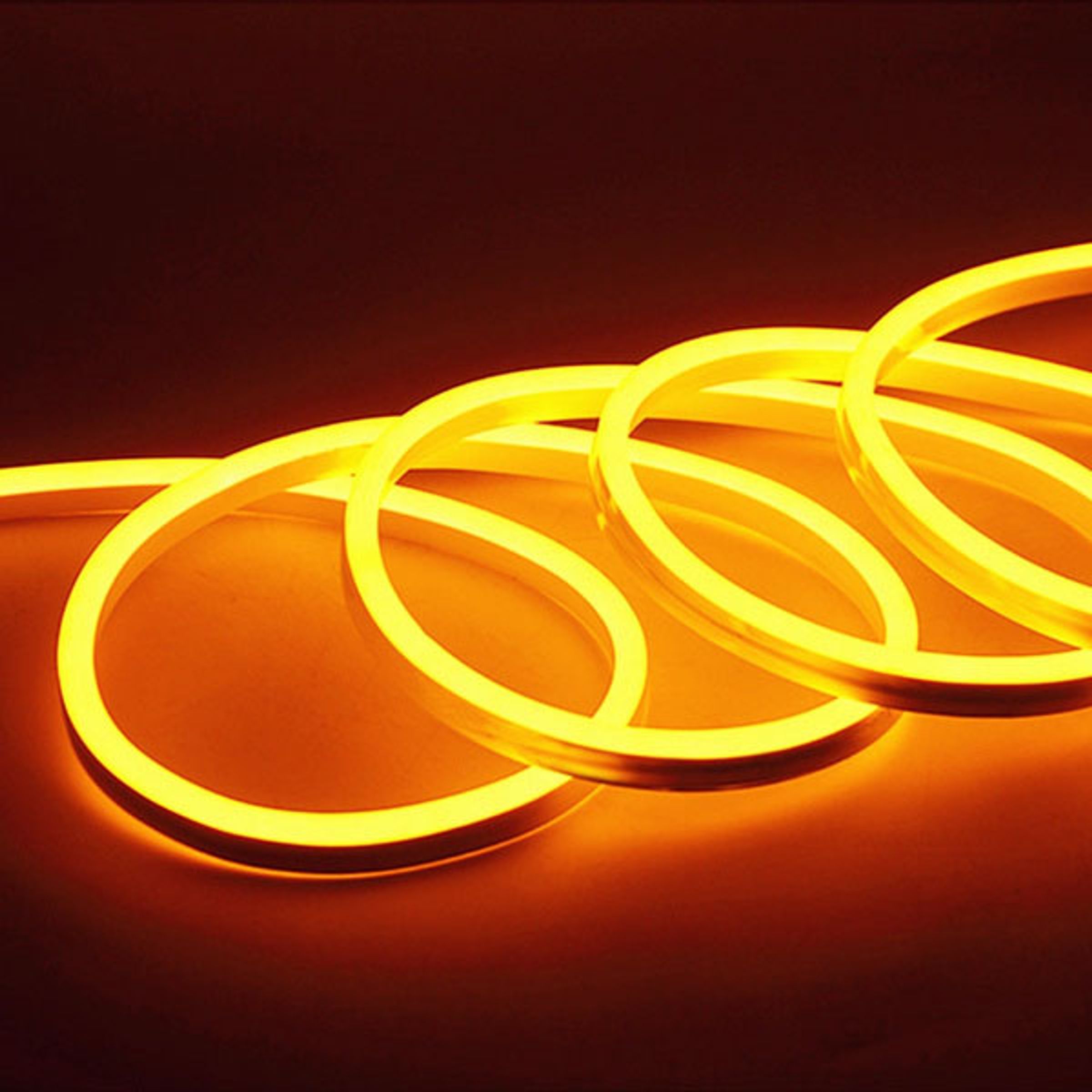 LED Neon Strip Lyskæde - Orange