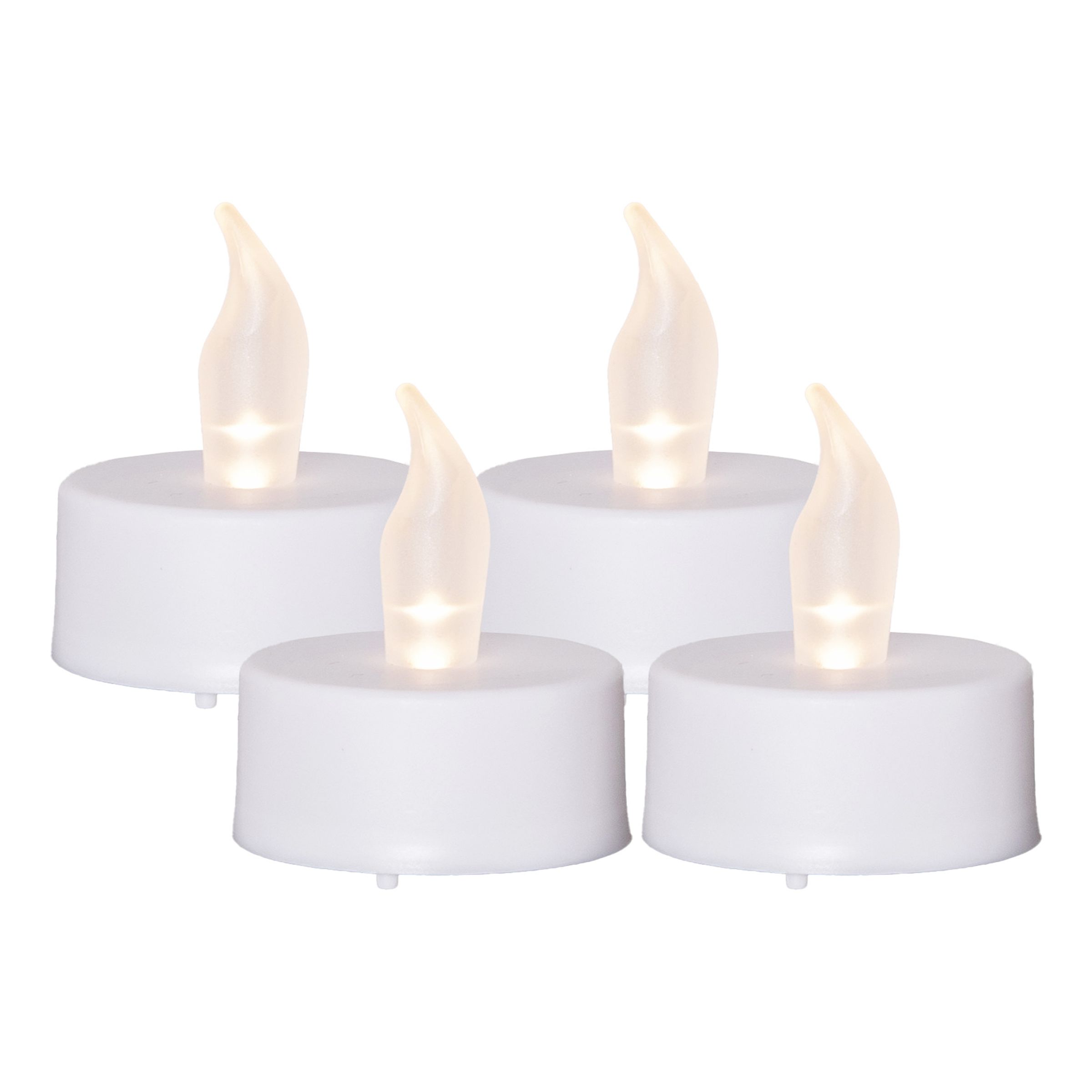 Led Fyrfadslys - 4-pak