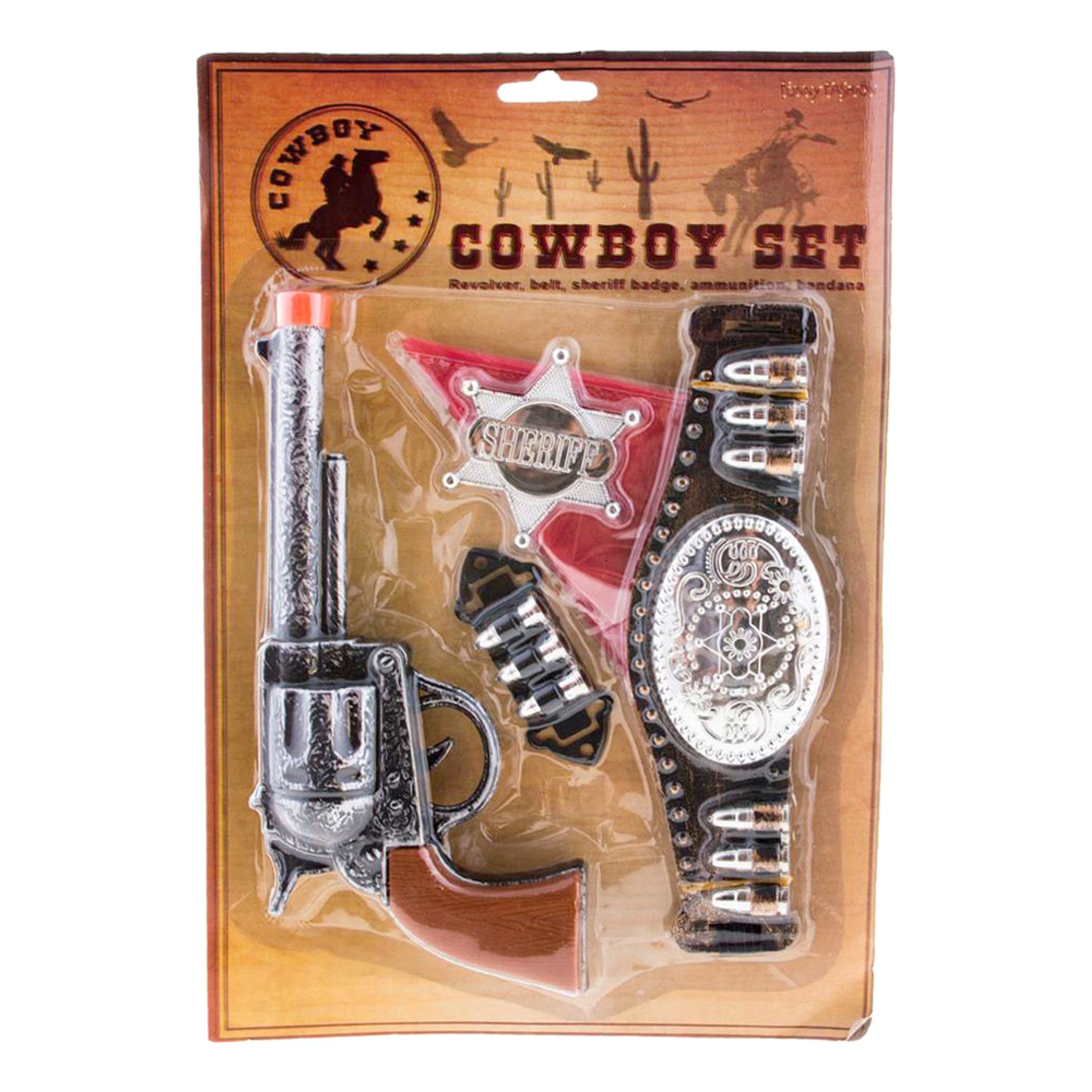 Legetøjssæt Cowboy med Revolver til Børn