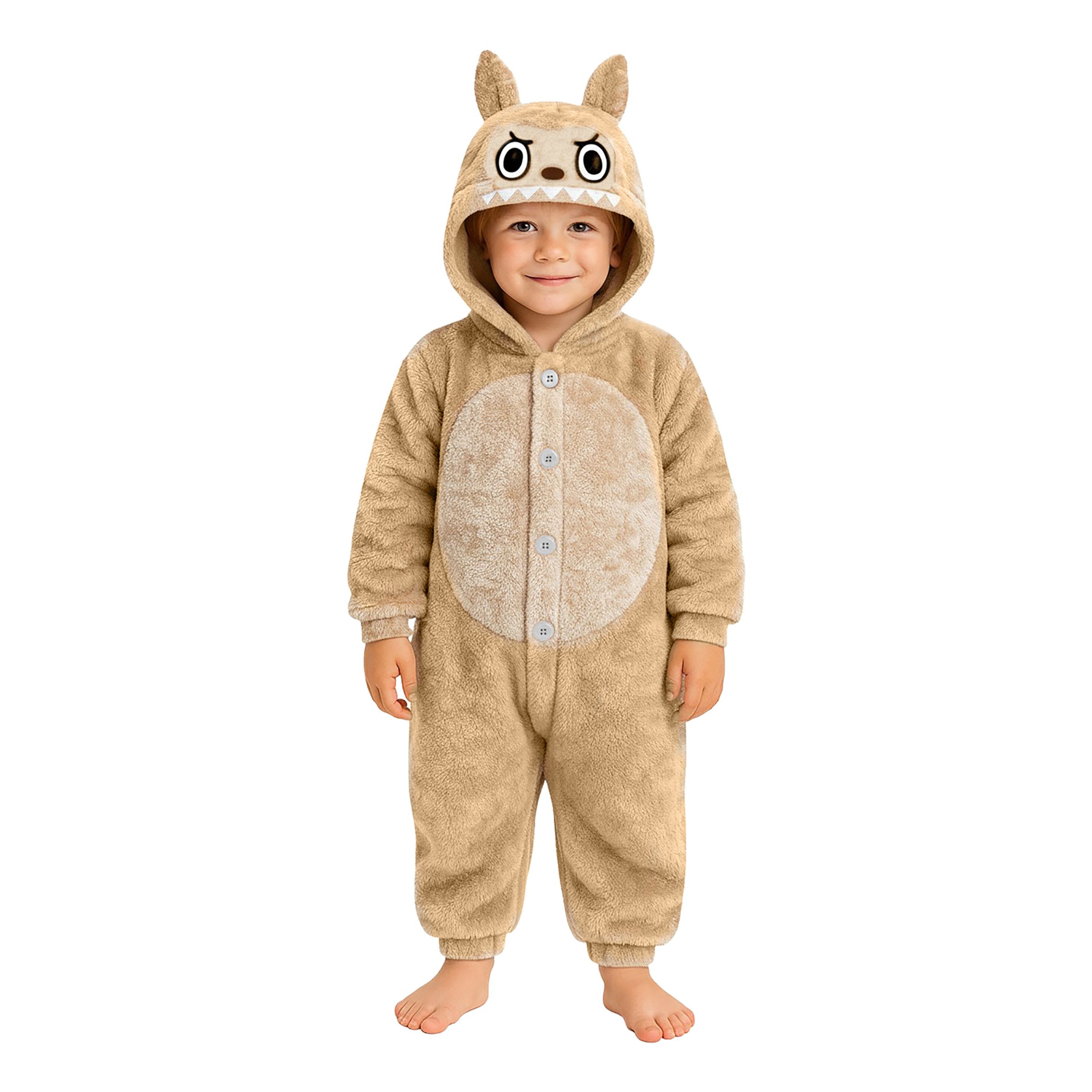 Lulu Monster Beige Onesie Barn Maskeraddräkt - Medium
